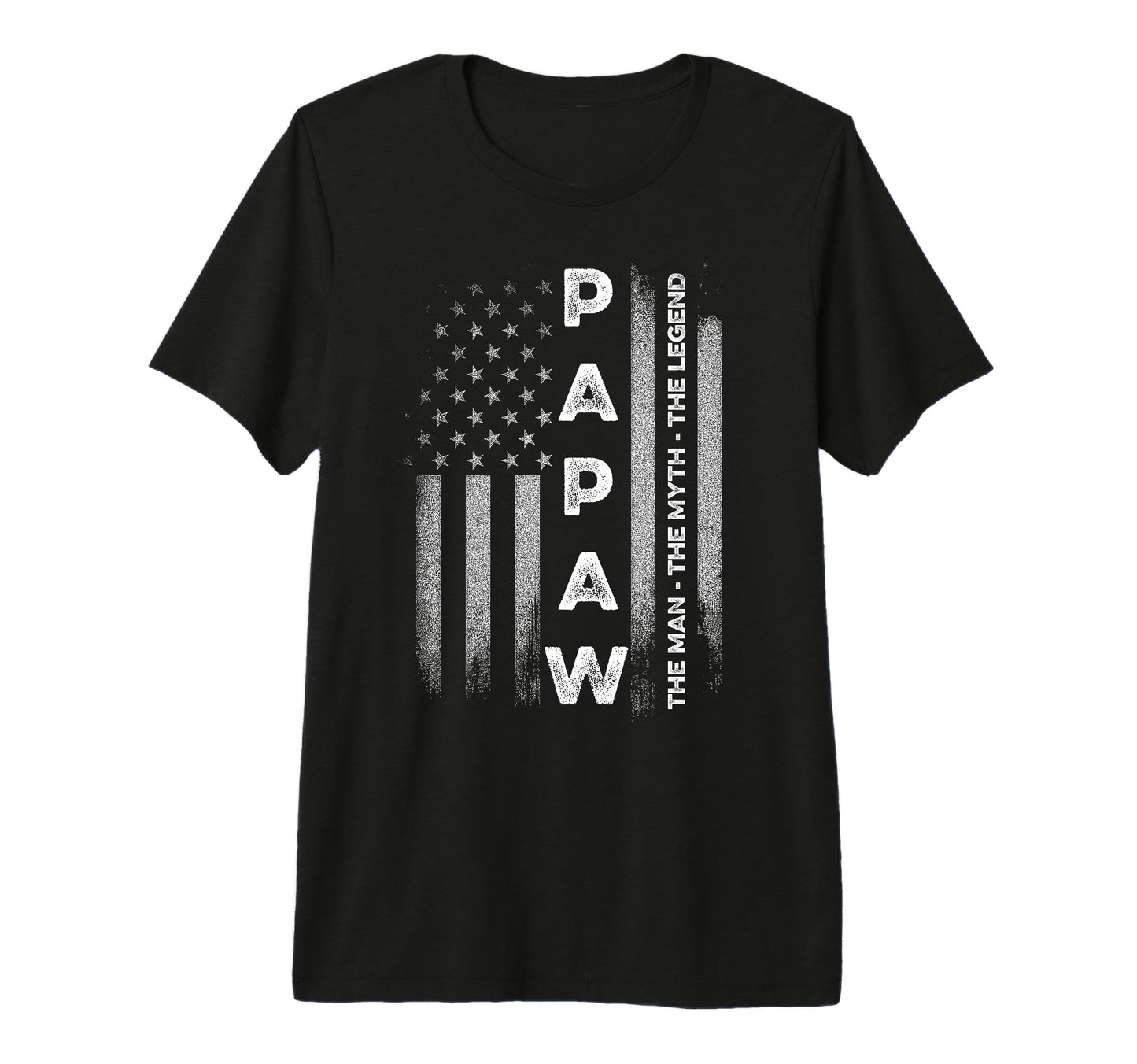 Mens Papaw Myth Legend Dad Grandpa Tri T-Shirt - Unique Graphic for Adults - T-Shirt, Sweatshirt, Hoodie