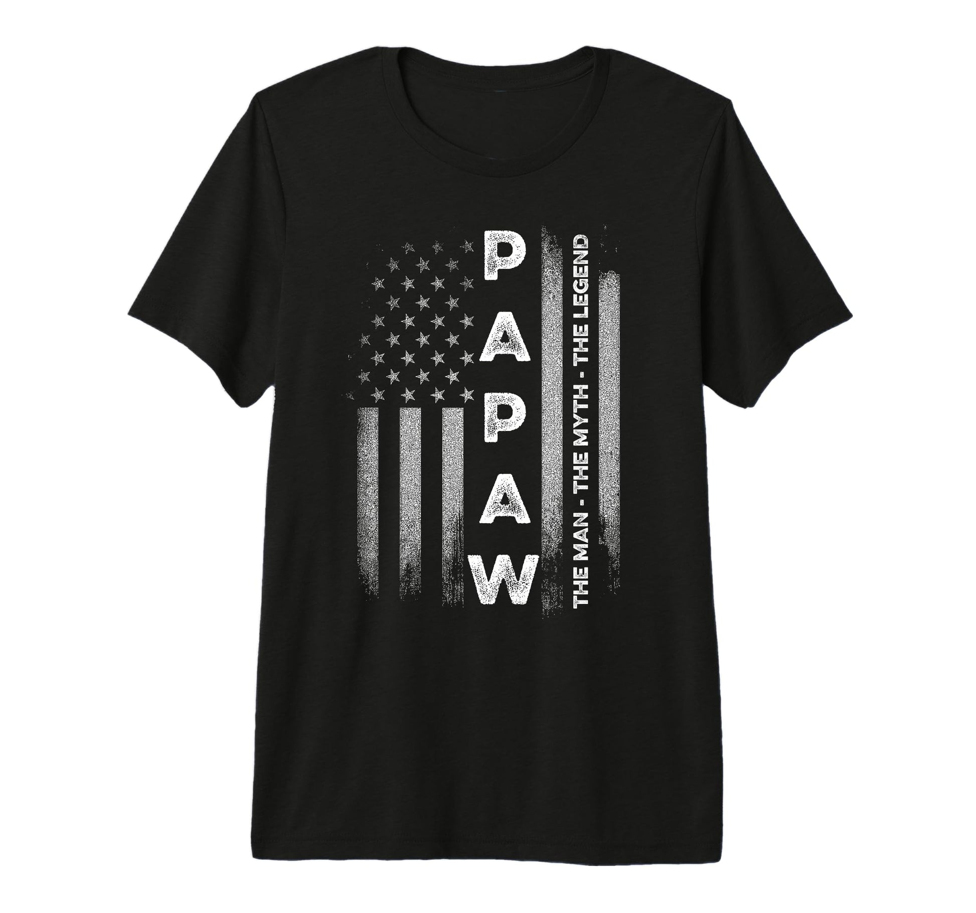 Mens Papaw Myth Legend Dad Grandpa Tri T-Shirt - Unique Graphic for Adults - T-Shirt, Sweatshirt, Hoodie