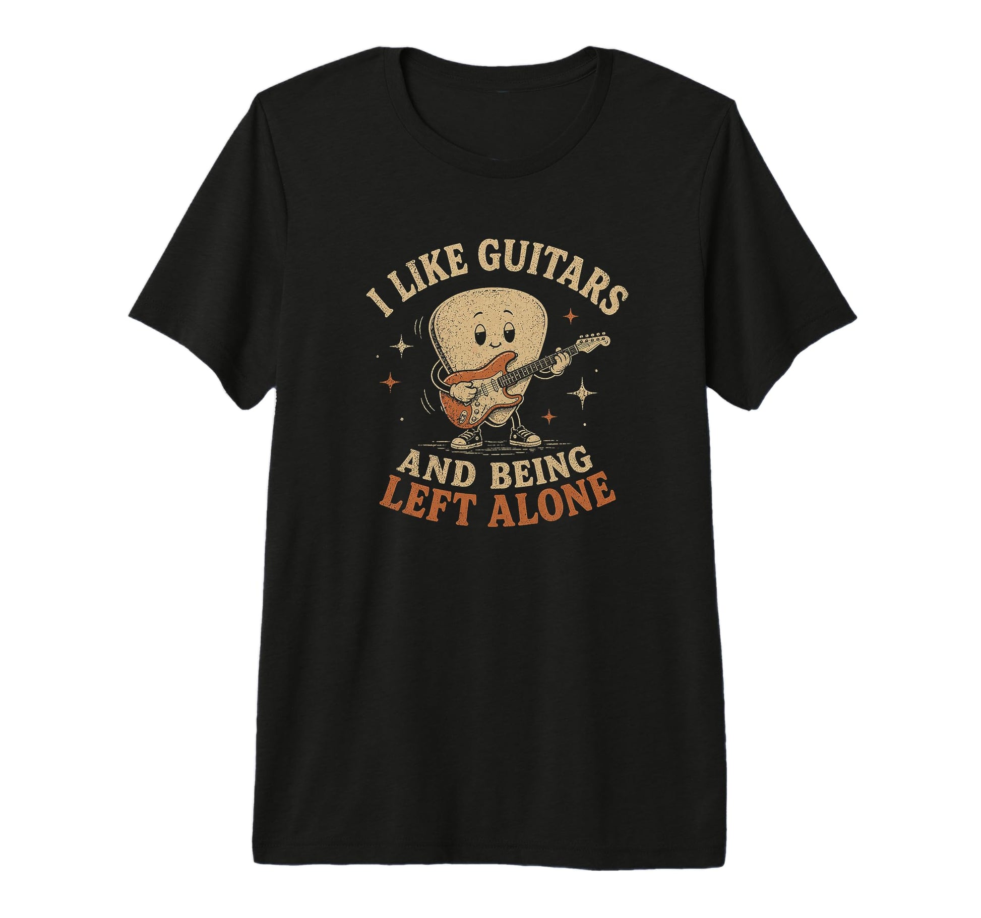 I Like Guitars And Being Left Alone T-Shirt - Streetwear Style for Adults - T-Shirt, Sweatshirt, Hoodie
