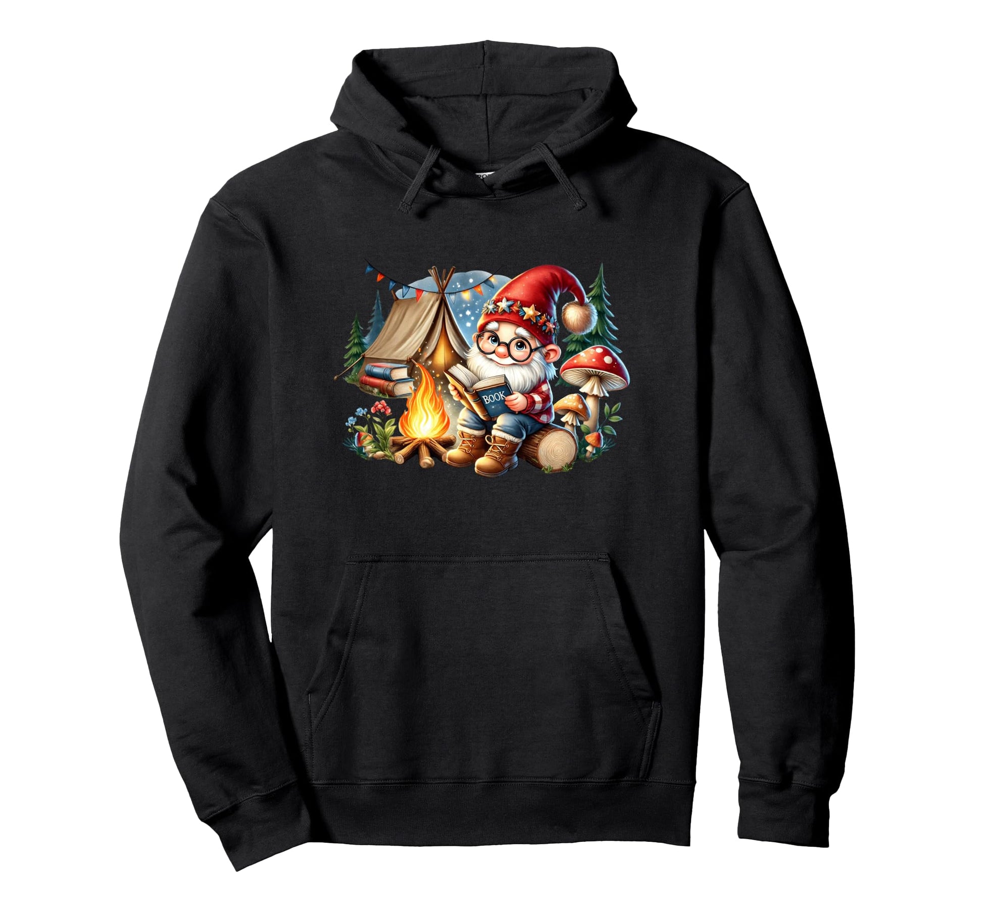 Book Reader Accessories Camper Hoodie - Casual Everyday Wear for Adults - T-Shirt, Sweatshirt, Hoodie