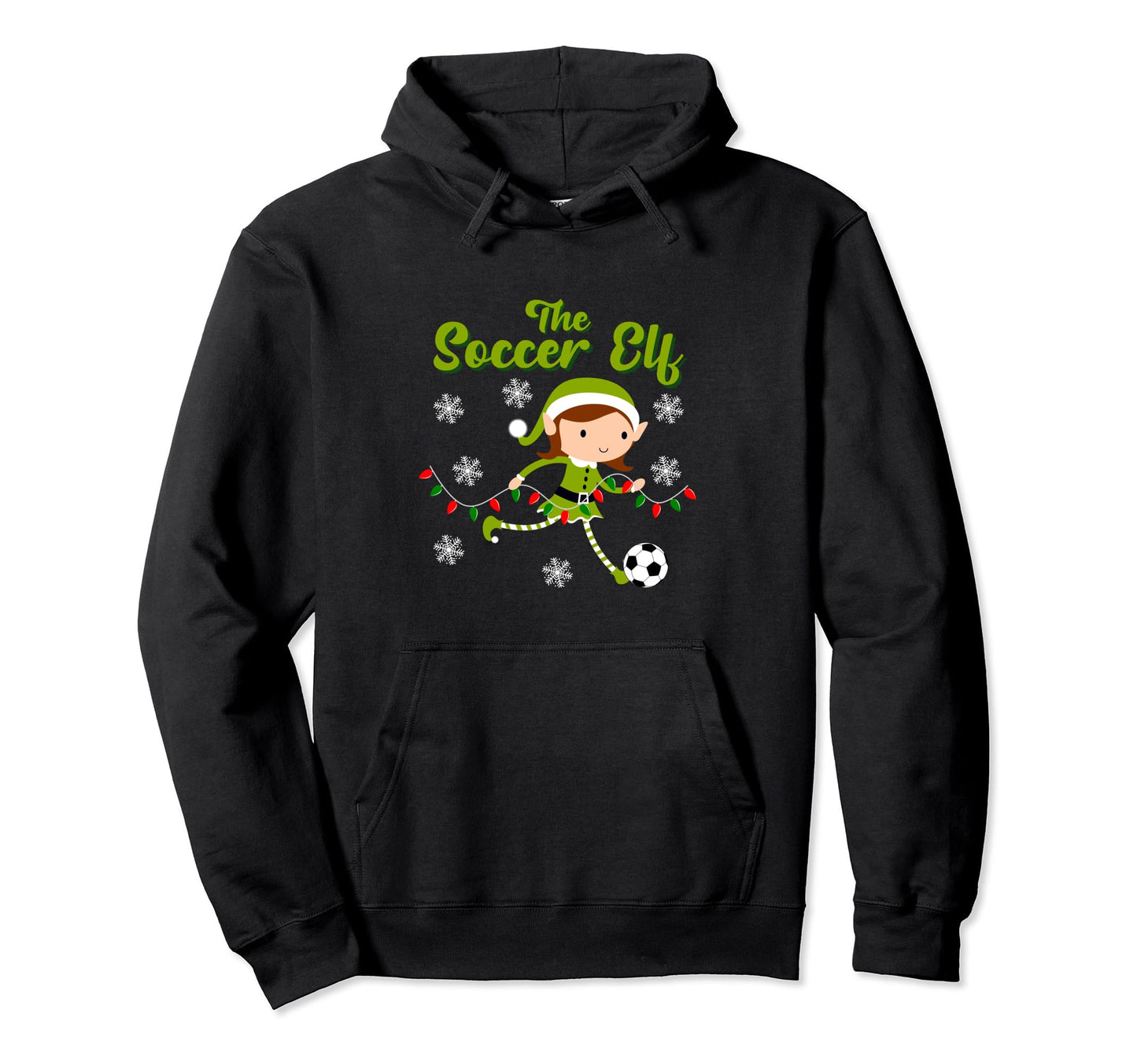 Soccer Goalkeeper Holiday Santa Hoodie - Fun Novelty Design for Adults - T-Shirt, Sweatshirt, Hoodie