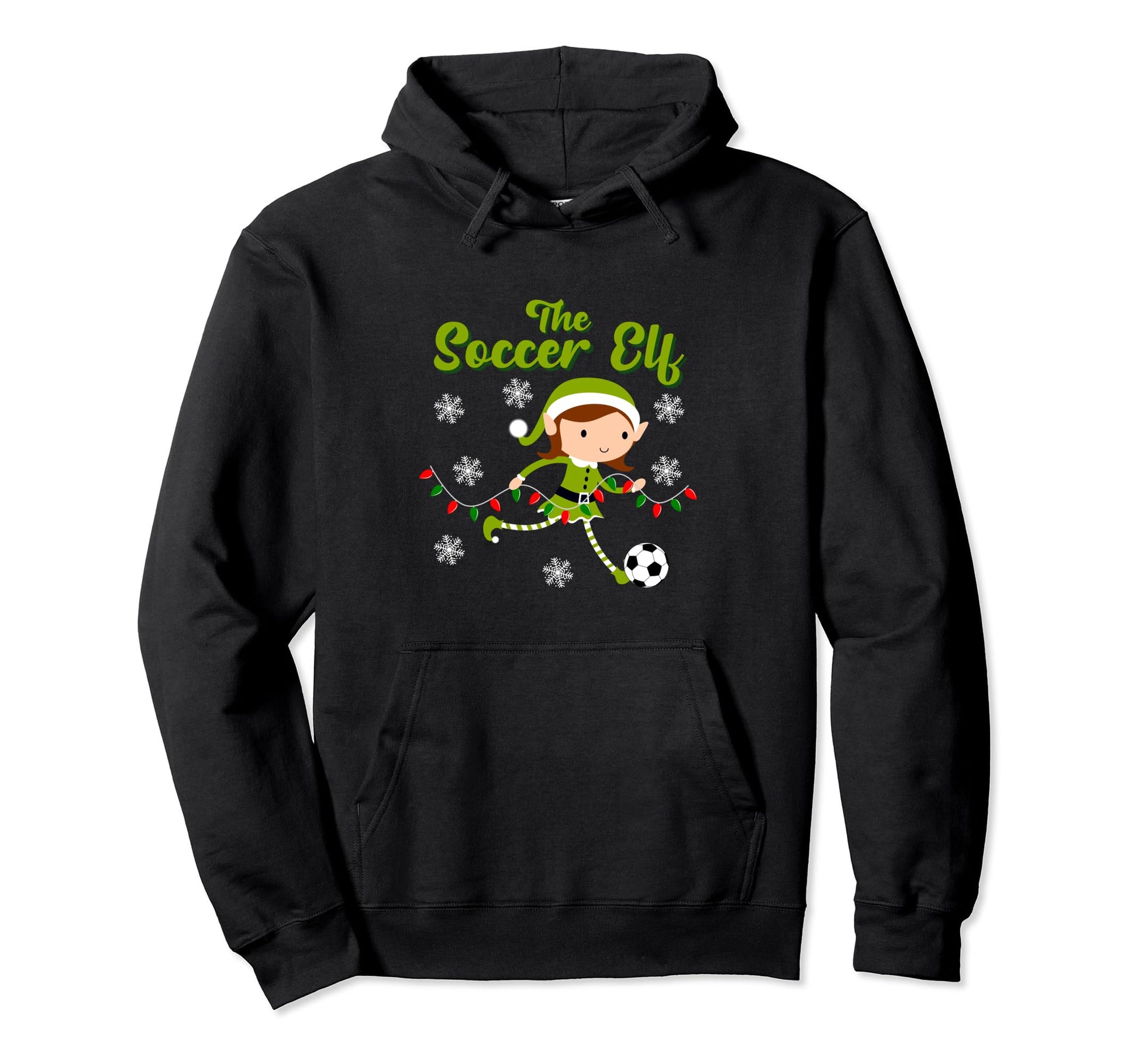 Soccer Goalkeeper Holiday Santa Hoodie - Fun Novelty Design for Adults - T-Shirt, Sweatshirt, Hoodie