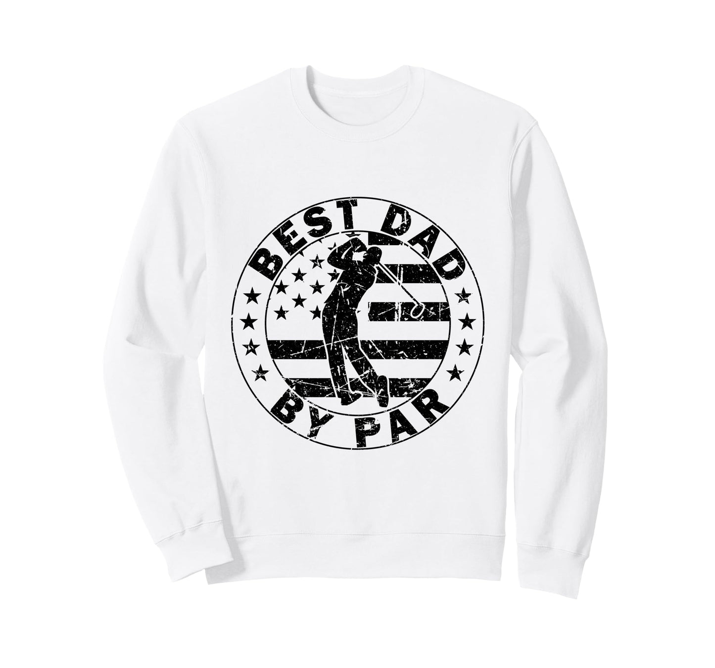 Best Dad Par Funny Golf Dad Fathers Sweatshirt - Aesthetic Graphic Unisex - T-Shirt, Sweatshirt, Hoodie