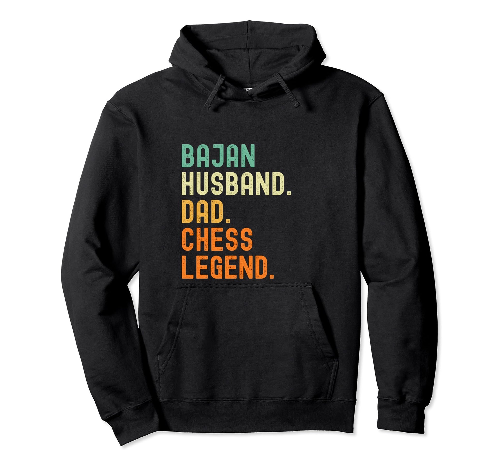 Bajan Husband Dad Chess Legend Barbados Hoodie - Streetwear Style Unisex - T-Shirt, Sweatshirt, Hoodie