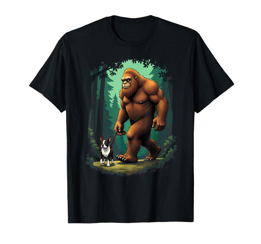 Camping Hiking Bigfoot Walking T-Shirt - Casual Everyday Wear Men Women - T-Shirt, Sweatshirt, Hoodie