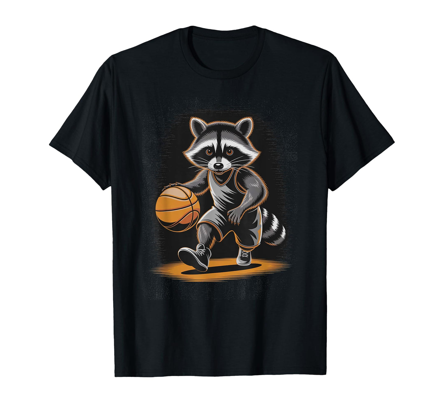 Basketball Raccoon Talk Shoot Slam T-Shirt - Streetwear Style Men Women - T-Shirt, Sweatshirt, Hoodie