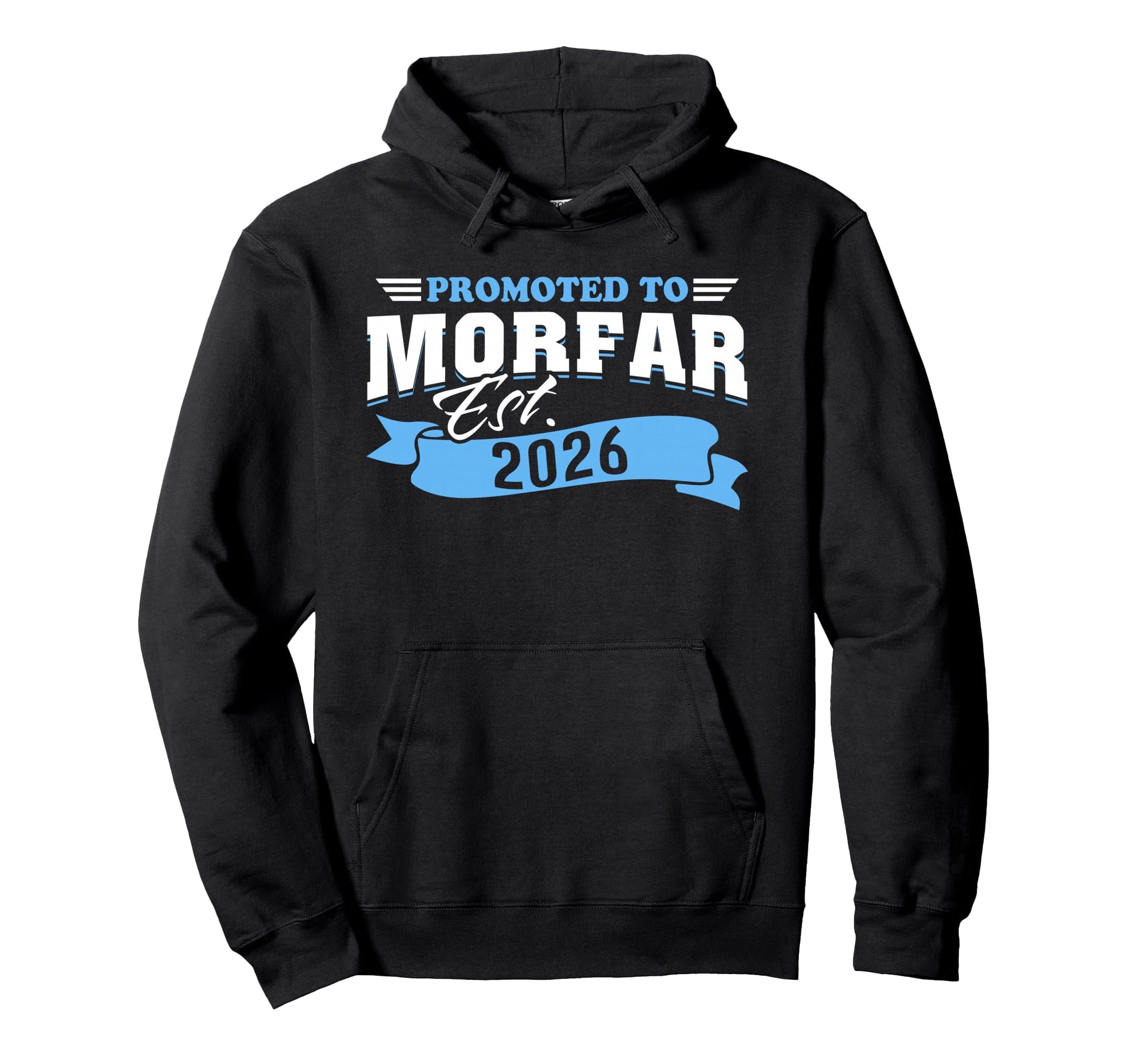 Promoted To Morfar Est 2026 New Grandpa To Hoodie - Novelty Apparel Unisex - T-Shirt, Sweatshirt, Hoodie