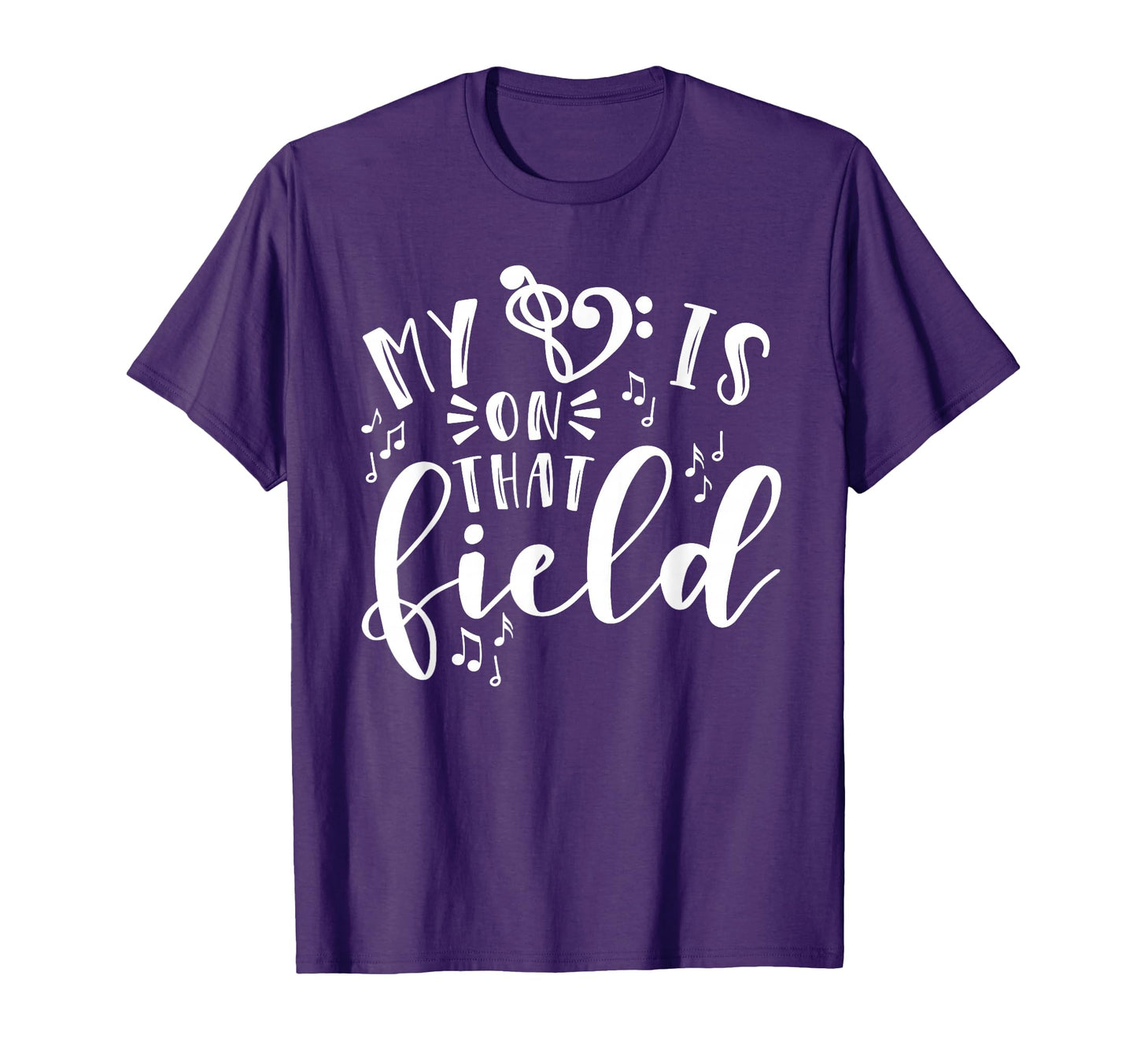 My Heart Is That Field Band Mom Music T-Shirt - Minimalist Print Men Women - T-Shirt, Sweatshirt, Hoodie