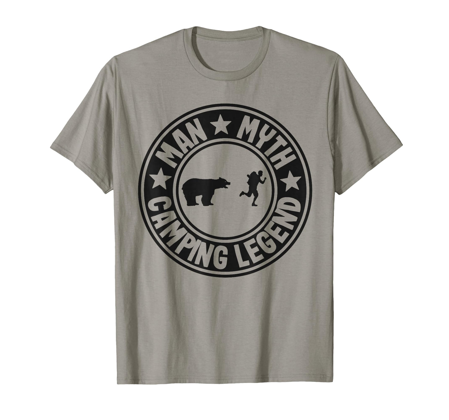 Myth Camping Legend Rv Camper Dad T-Shirt - Unique Graphic for Adults - T-Shirt, Sweatshirt, Hoodie