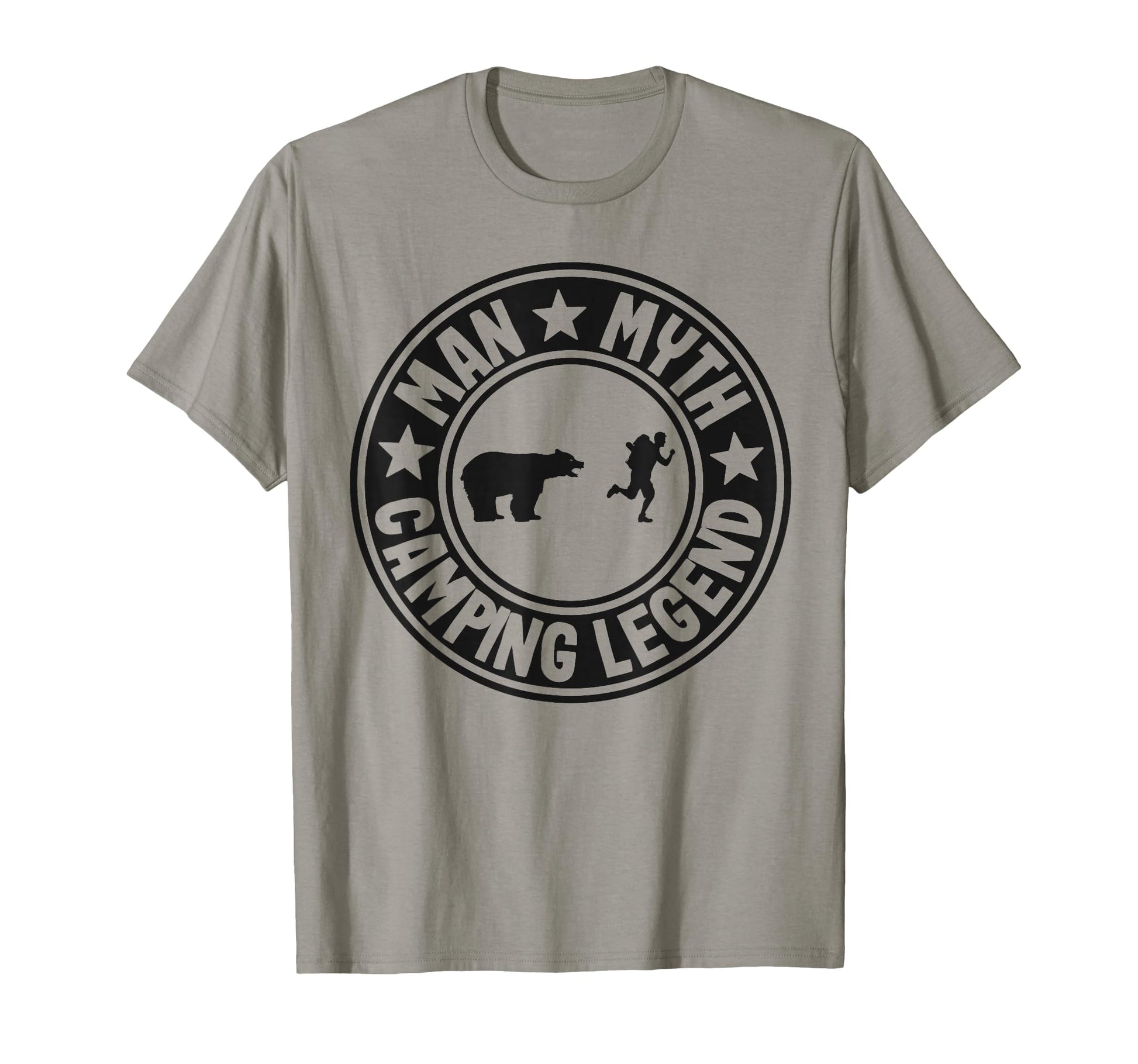 Myth Camping Legend Rv Camper Dad T-Shirt - Unique Graphic for Adults - T-Shirt, Sweatshirt, Hoodie