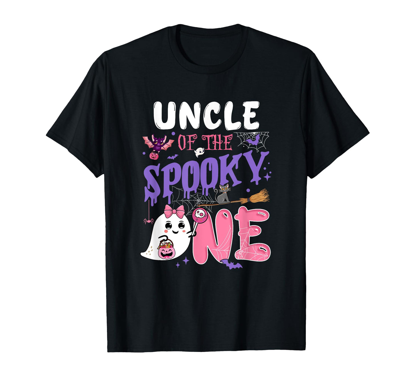 Uncle Spooky One 1St Birthday T-Shirt - Fun Novelty Design Men Women - T-Shirt, Sweatshirt, Hoodie