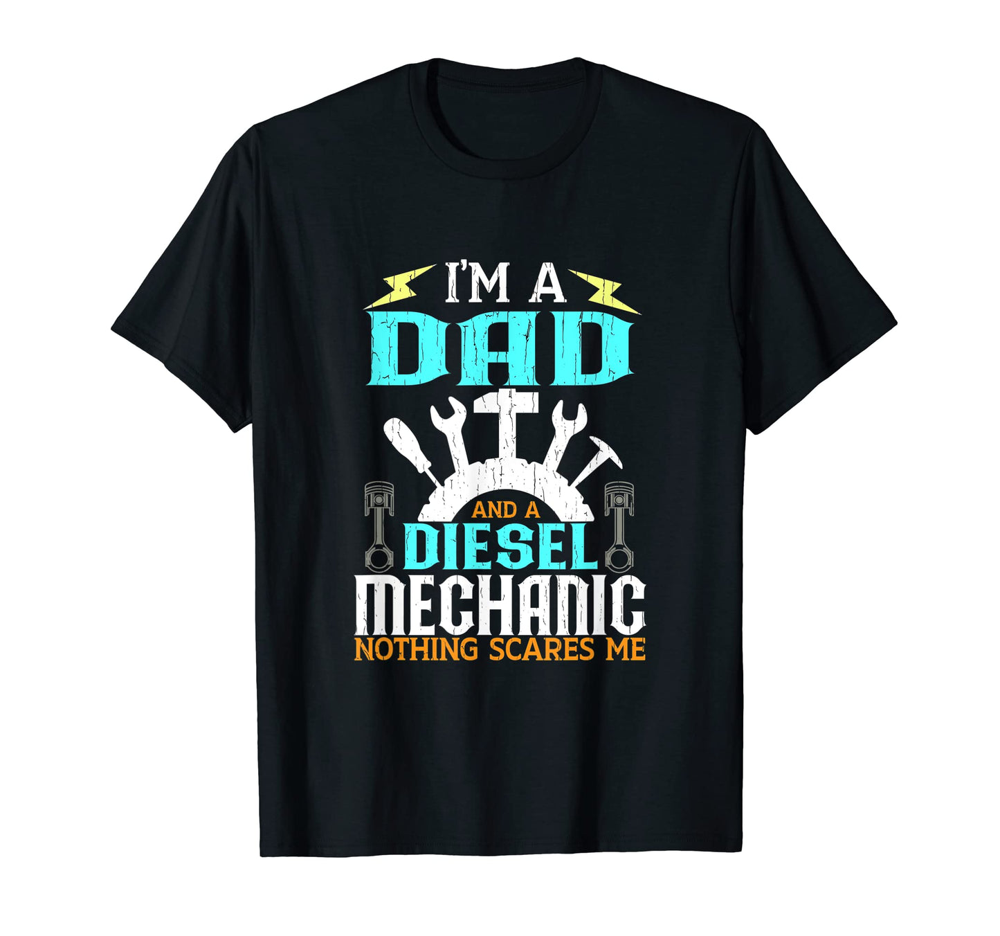 Dad And Diesel Mechanic Auto Bike T-Shirt - Streetwear Style for Adults - T-Shirt, Sweatshirt, Hoodie