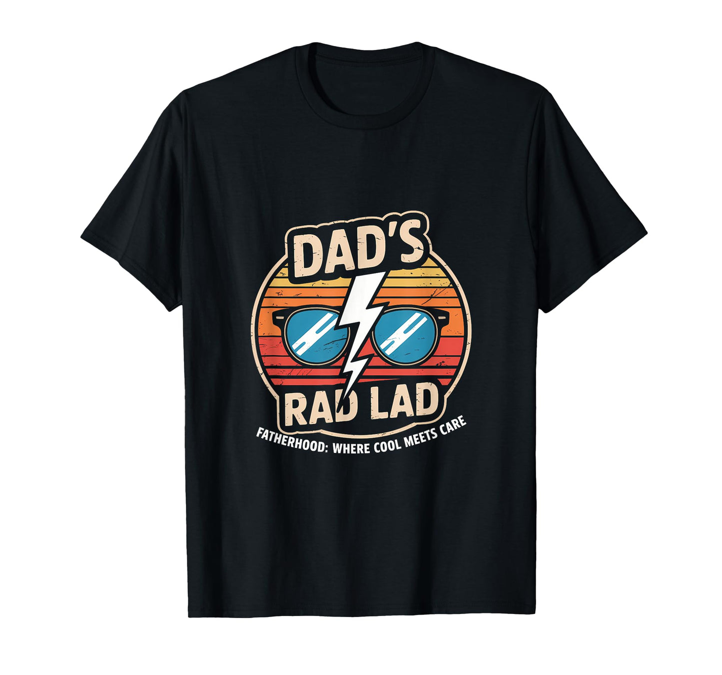 Dads Rad Lad Fatherhood Dad Fathers T-Shirt - Streetwear Style for Adults - T-Shirt, Sweatshirt, Hoodie