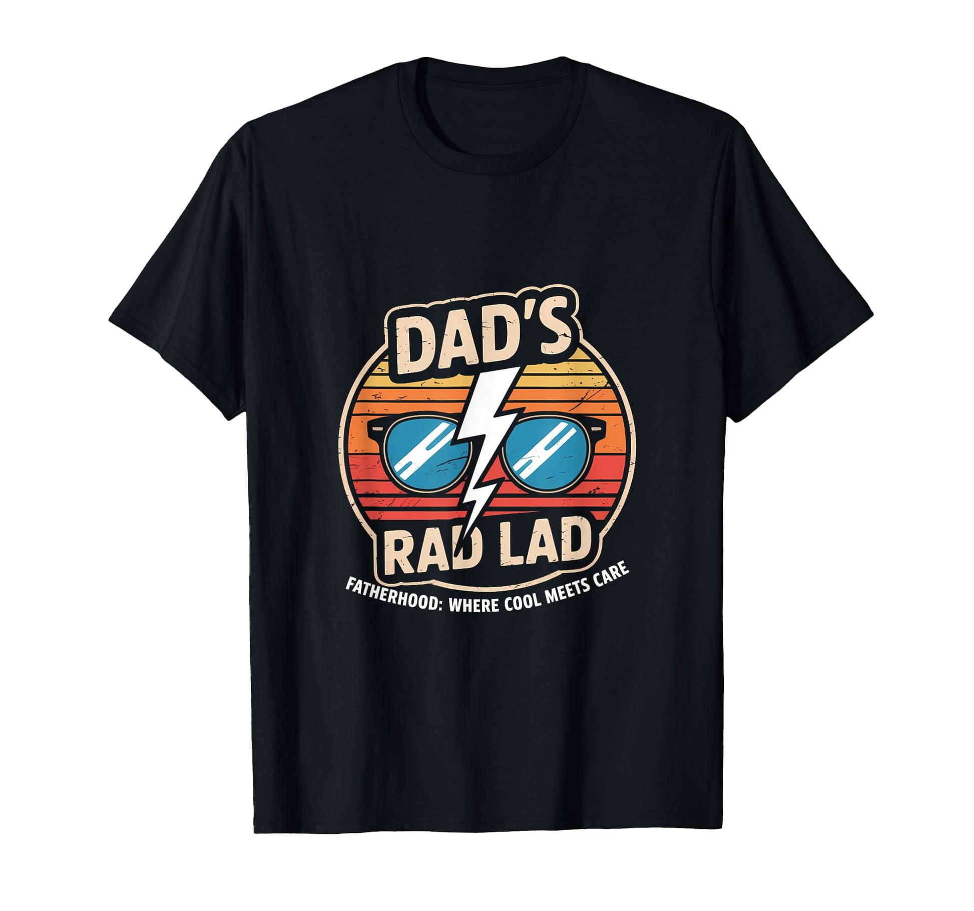 Dads Rad Lad Fatherhood Dad Fathers T-Shirt - Streetwear Style for Adults - T-Shirt, Sweatshirt, Hoodie