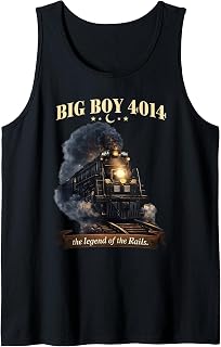 Big Boy 4014 Steam Locomotive American Iron Vintage Train Tank Top Unisex T-shirt, Sweatshirt, Hoodie, Long Sleeve Tee - T-Shirt, Sweatshirt, Hoodie