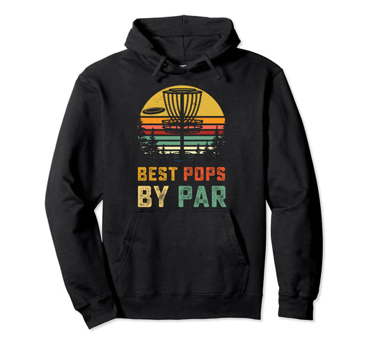 Best Pops Disc Golf Gift Papa Hoodie - Custom Art Print for Adults - T-Shirt, Sweatshirt, Hoodie
