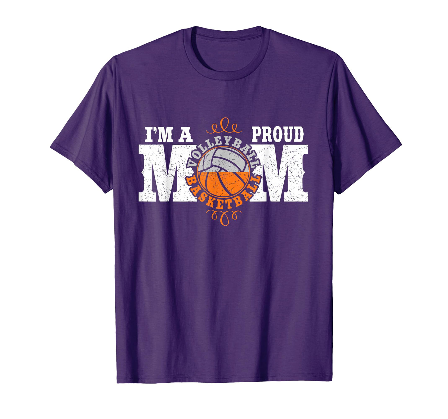 Im Proud Basketball Volleyball Mom T-Shirt - Streetwear Style Unisex - T-Shirt, Sweatshirt, Hoodie