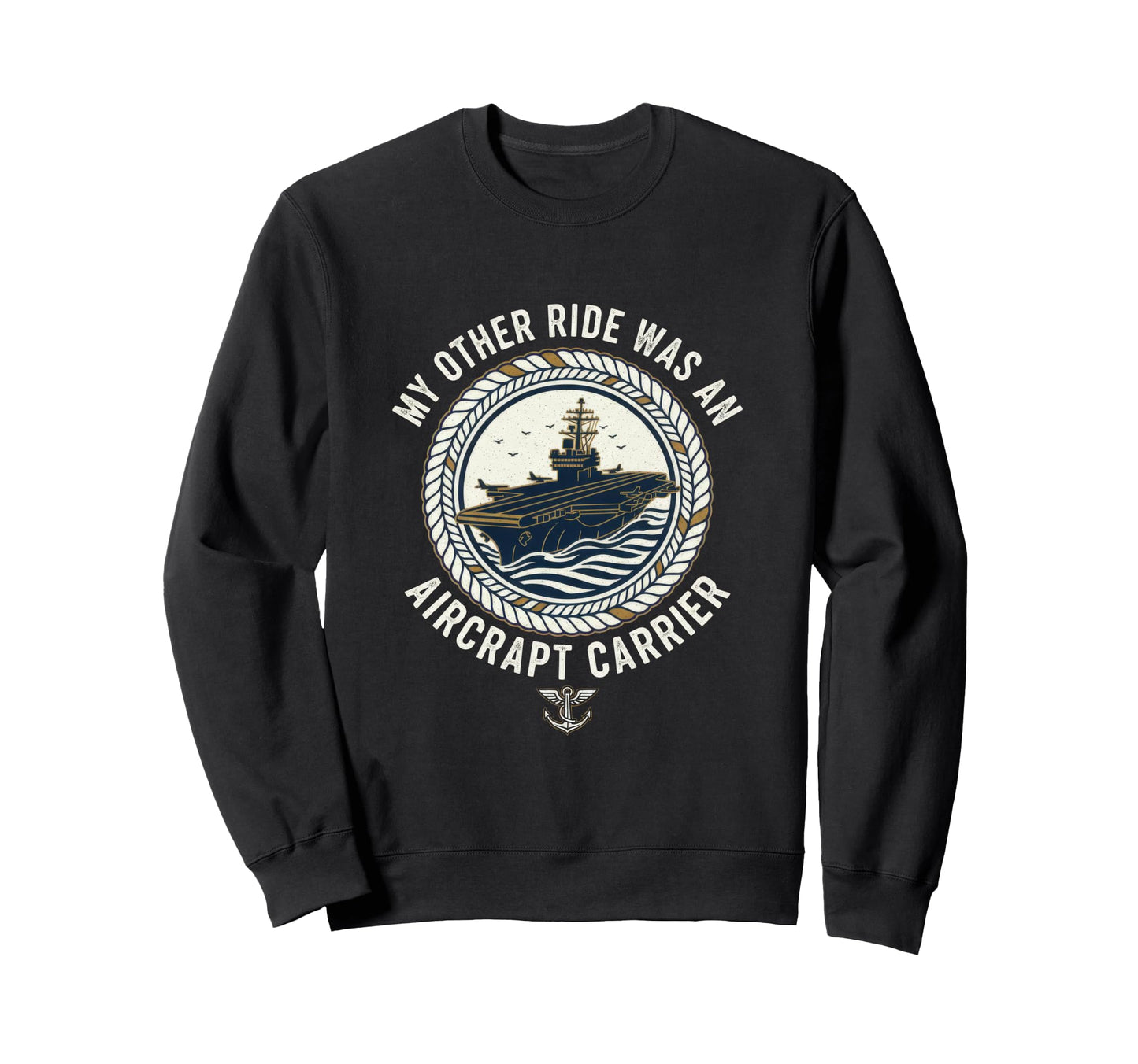 My Other Ride Was Aircraft Sweatshirt - Minimalist Print for Adults - T-Shirt, Sweatshirt, Hoodie