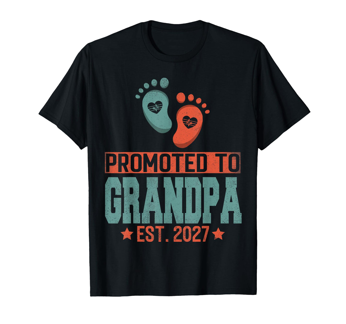 Promoted To Grandpa 2027 Funny New T-Shirt - Unique Graphic for Adults - T-Shirt, Sweatshirt, Hoodie