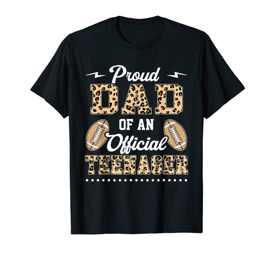 Baseball Proud Dad Teenager 13 T-Shirt - Aesthetic Graphic for Adults - T-Shirt, Sweatshirt, Hoodie