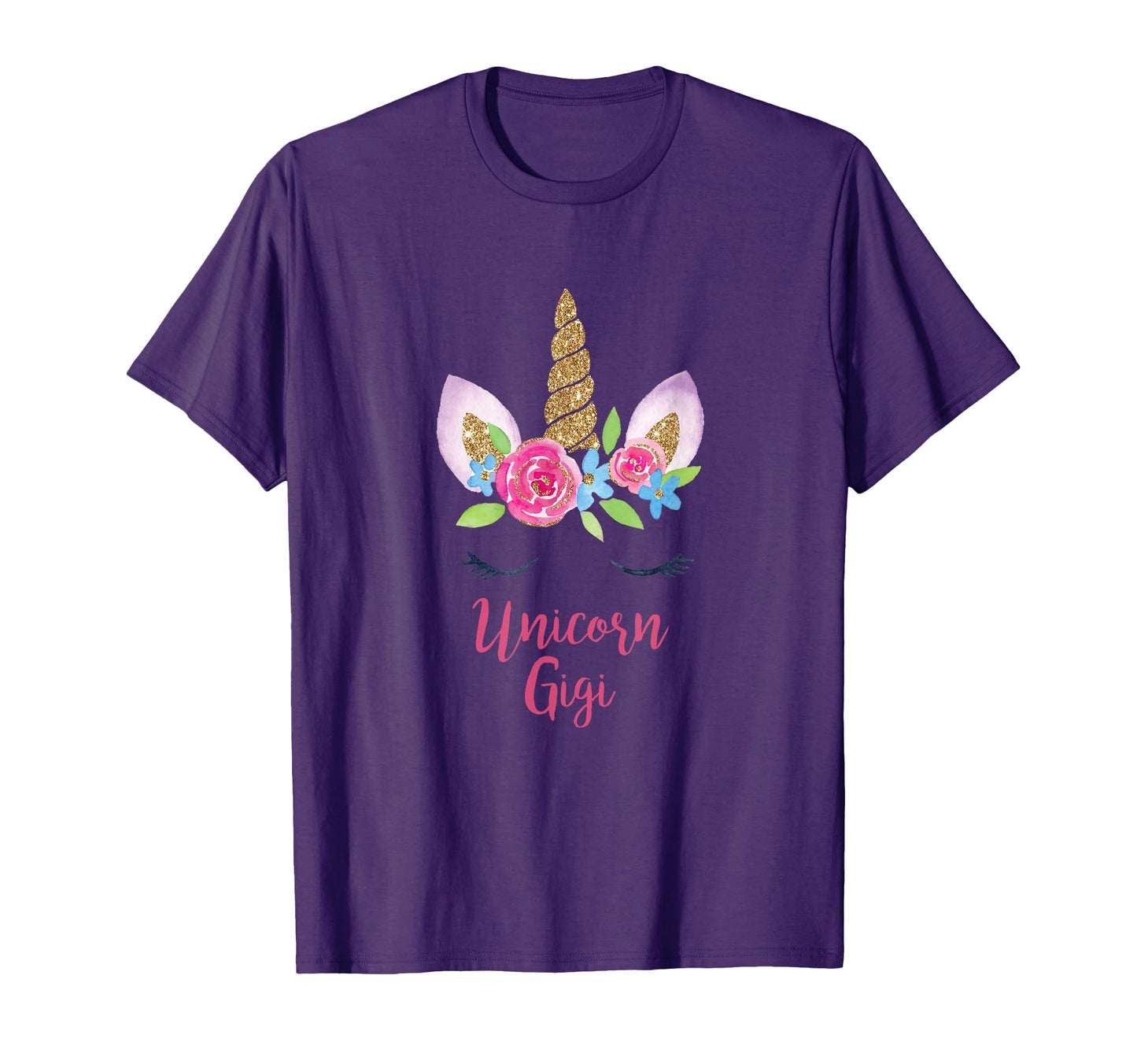 Gigi Unicorn Mama Costume Grandma Cutest T-Shirt - Novelty Apparel Unisex - T-Shirt, Sweatshirt, Hoodie