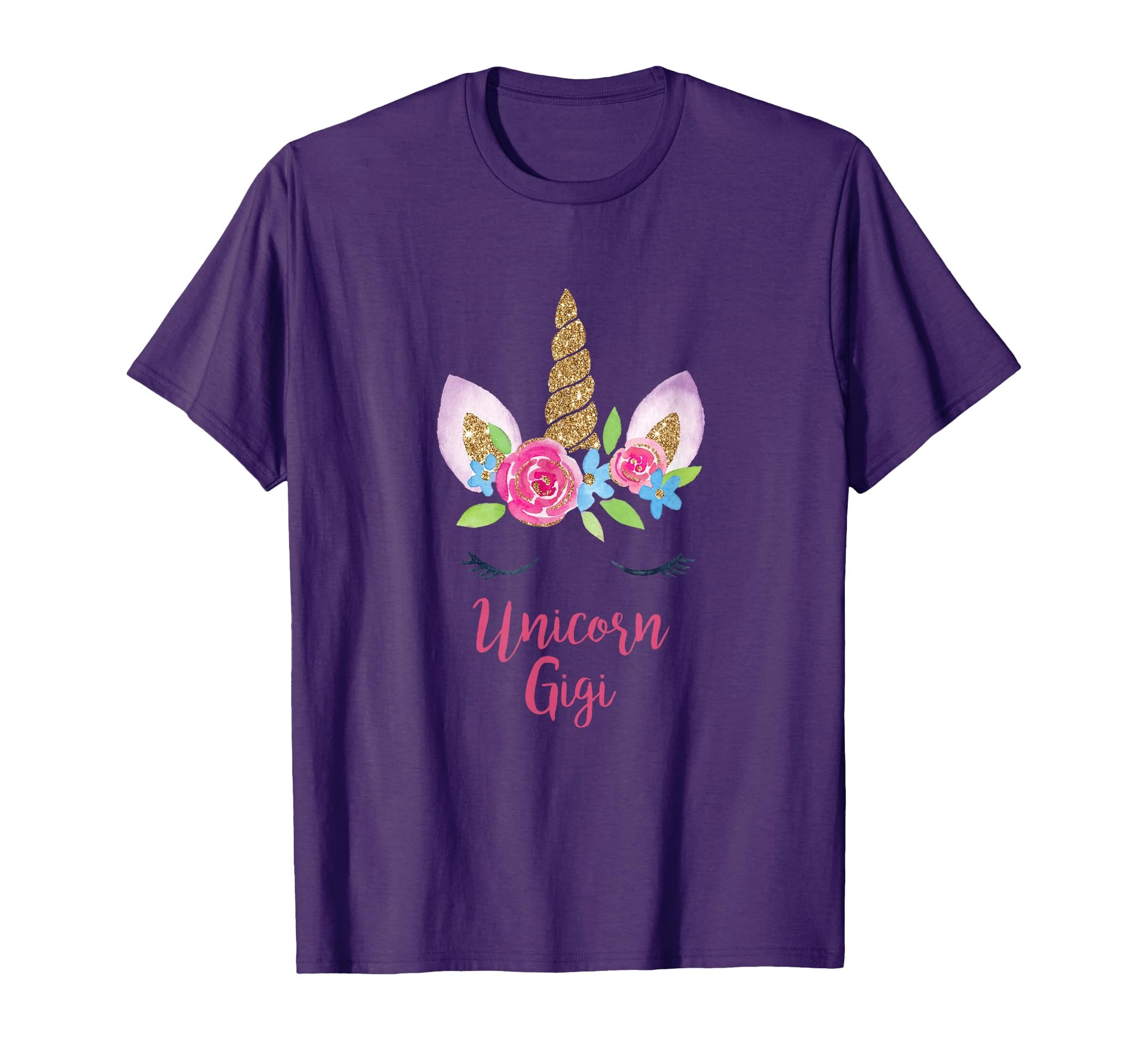 Gigi Unicorn Mama Costume Grandma Cutest T-Shirt - Novelty Apparel Unisex - T-Shirt, Sweatshirt, Hoodie