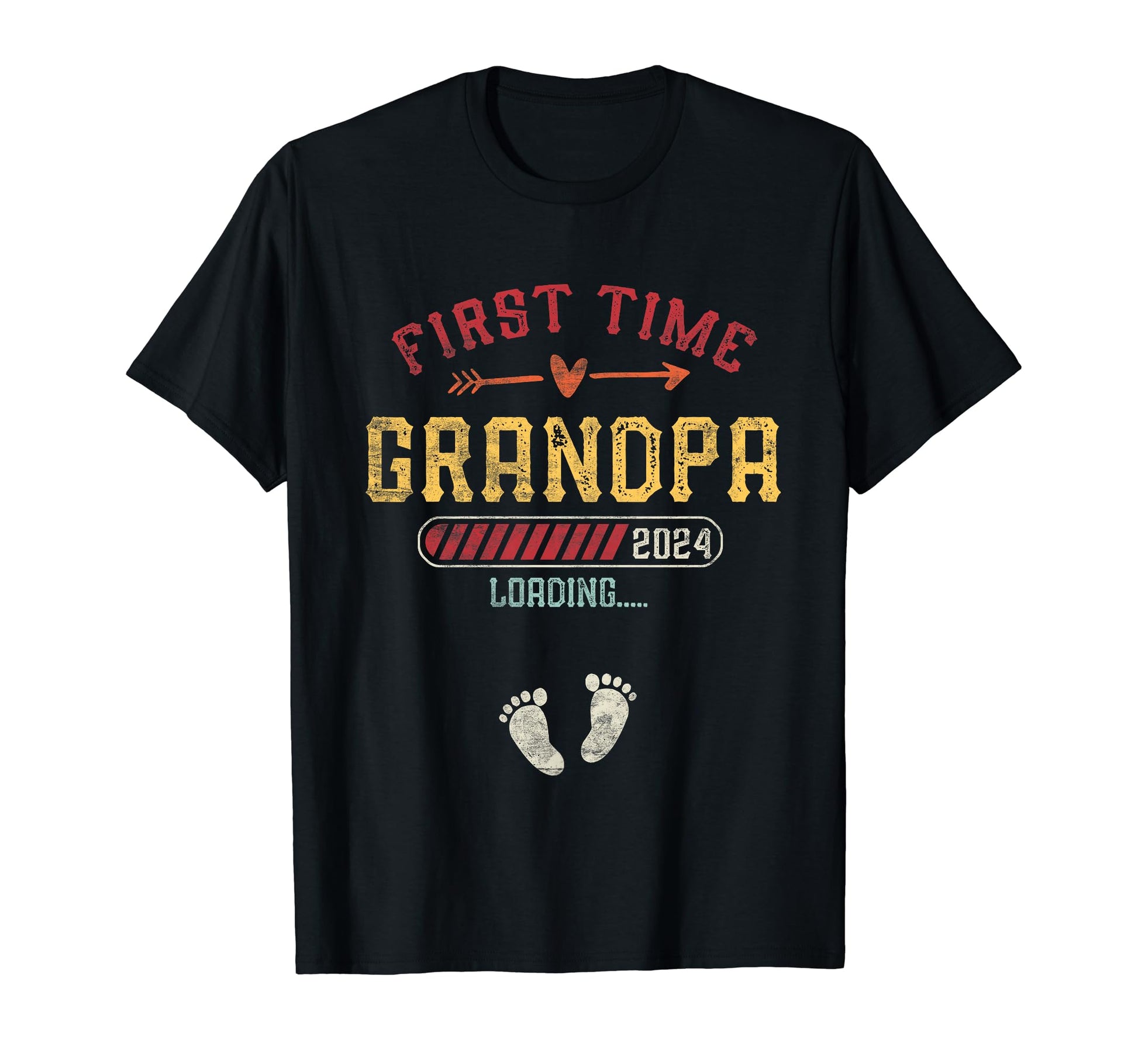First Time Grandpa Loading Promoted T-Shirt - Streetwear Style for Adults - T-Shirt, Sweatshirt, Hoodie