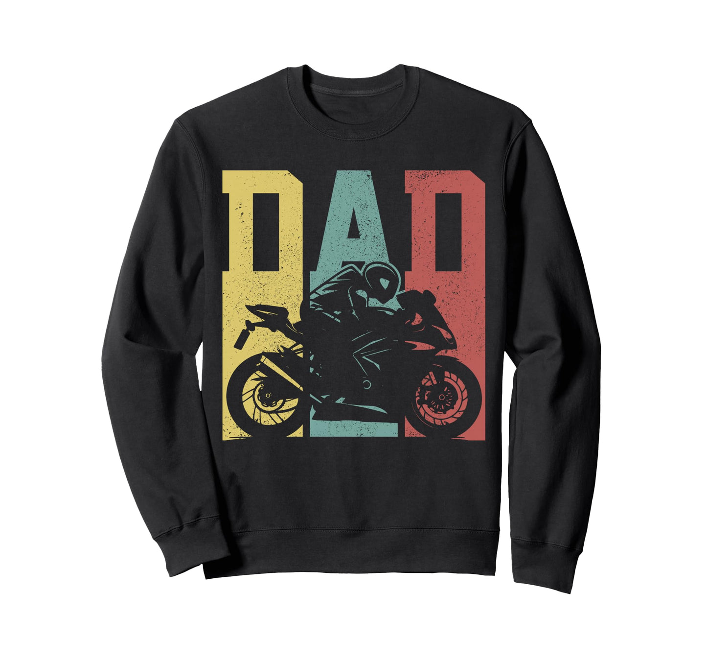 Motorcycle Racing Dad Street Bike Sweatshirt - Trendy Graphic for Adults - T-Shirt, Sweatshirt, Hoodie