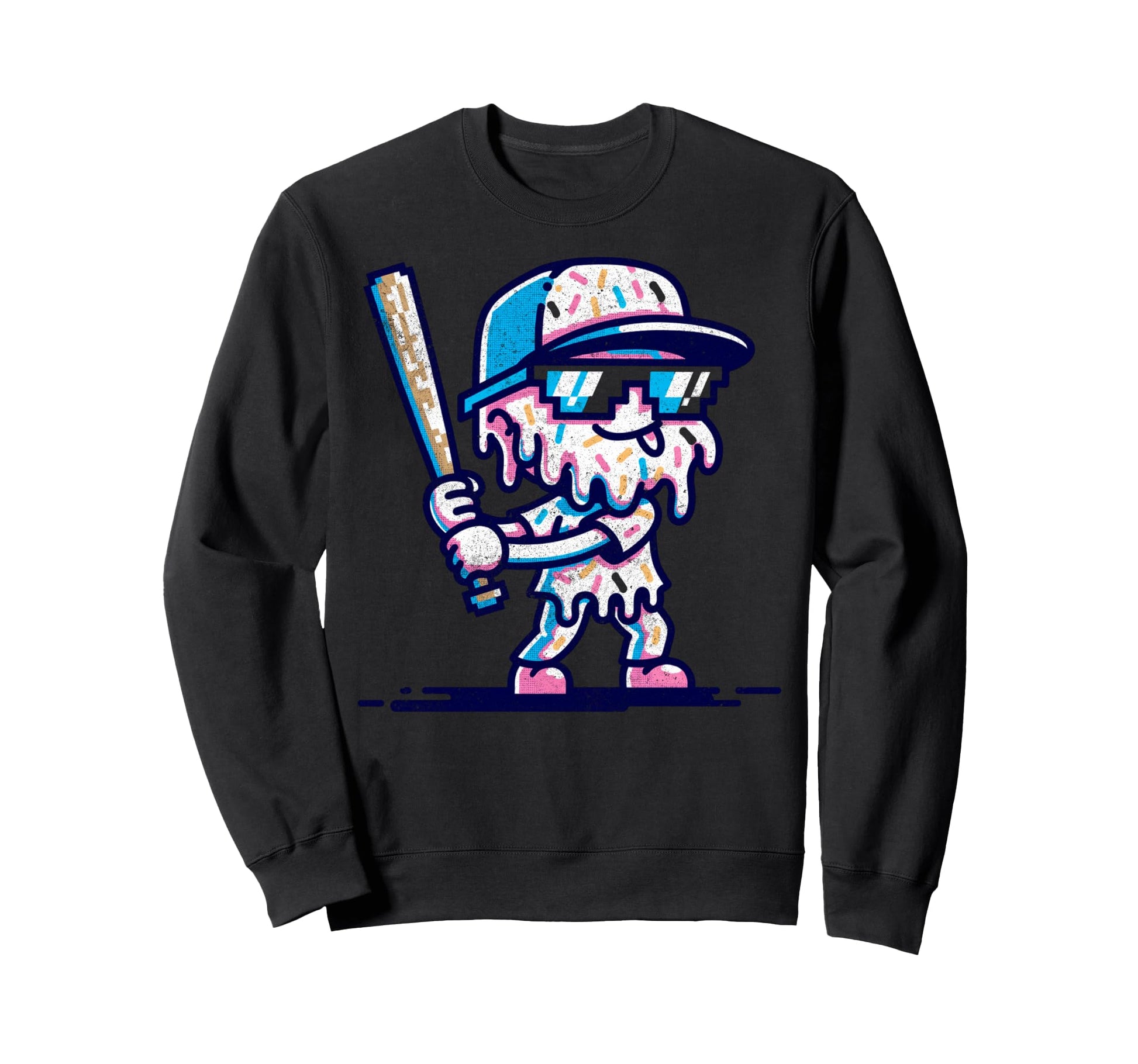Baseball Drip Gamer Gifts T-Shirt - Custom Art Print Men Women - T-Shirt, Sweatshirt, Hoodie