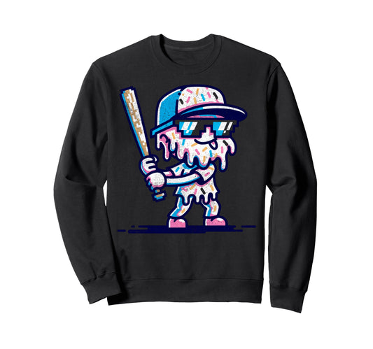 Baseball Drip Gamer Gifts T-Shirt - Custom Art Print Men Women - T-Shirt, Sweatshirt, Hoodie