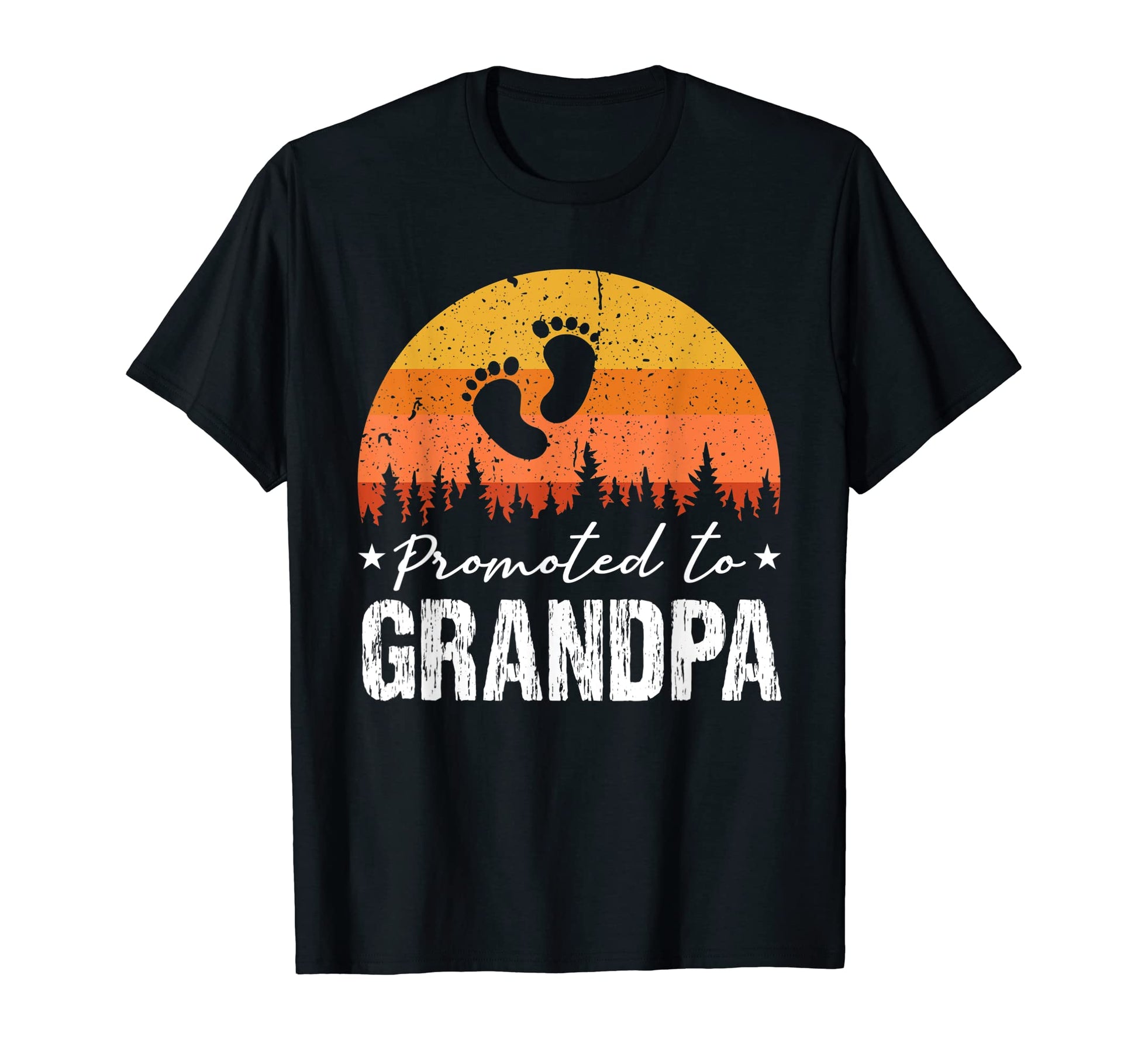 Mens Promoted To Grandpa Grandpa T-Shirt - Novelty Apparel Men Women - T-Shirt, Sweatshirt, Hoodie