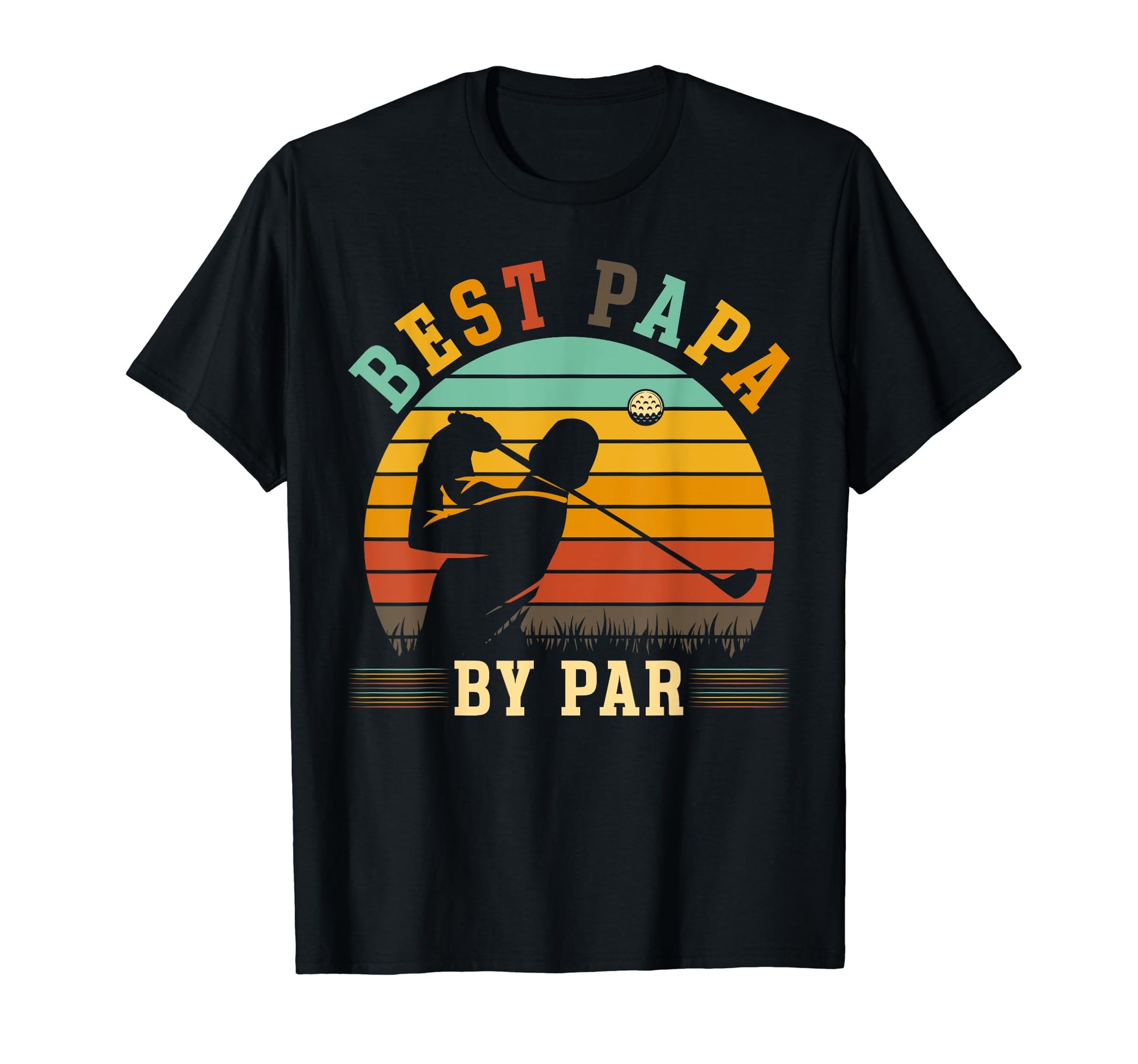 Funny Best Papa Golfer T-Shirt - Streetwear Style for Adults - T-Shirt, Sweatshirt, Hoodie