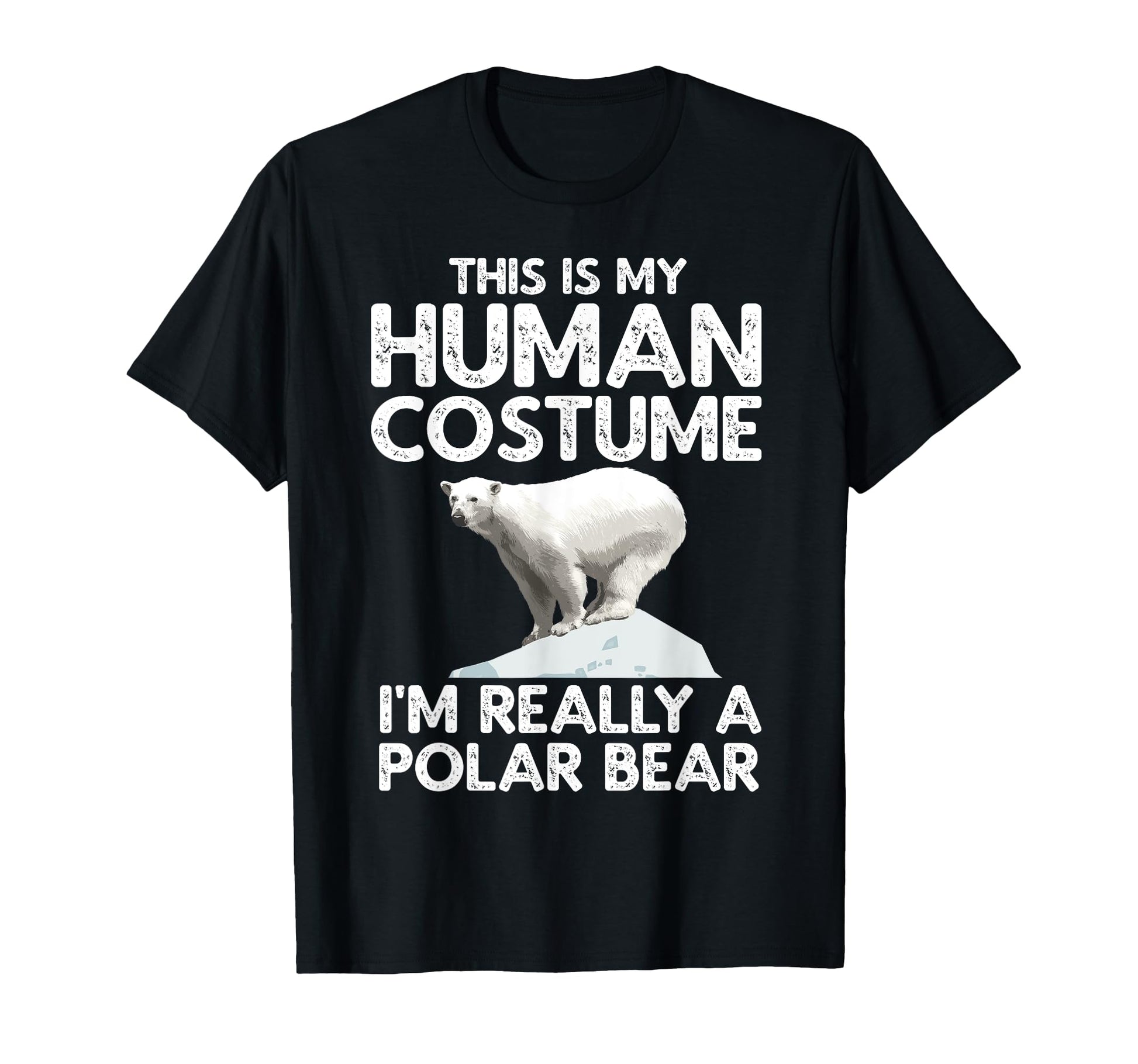 Polar Bear Human Costume Animal T-Shirt - Graphic Print for Adults - T-Shirt, Sweatshirt, Hoodie