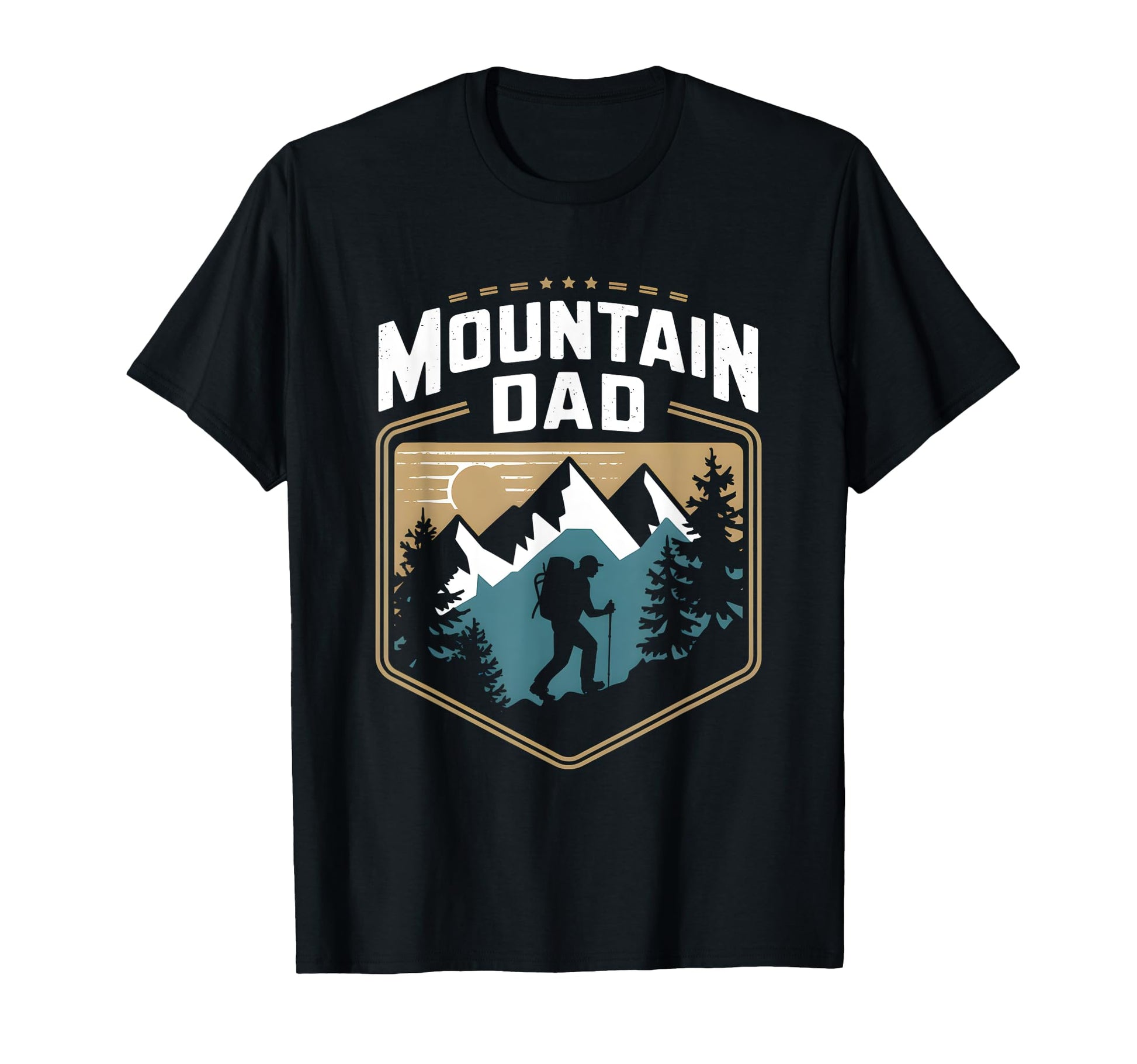 Hiking Mountain Dad Trailing T-Shirt - Casual Everyday Wear for Adults - T-Shirt, Sweatshirt, Hoodie