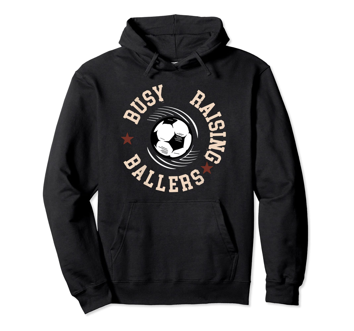 Busy Raising Ballers Soccer Mom Soccer Hoodie - Minimalist Print Unisex - T-Shirt, Sweatshirt, Hoodie