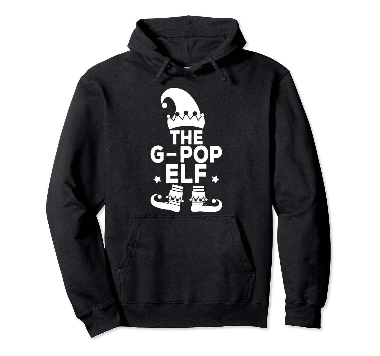 Im G Pop Elf Funny Holiday Grandpa Hoodie - Graphic Print Men Women - T-Shirt, Sweatshirt, Hoodie