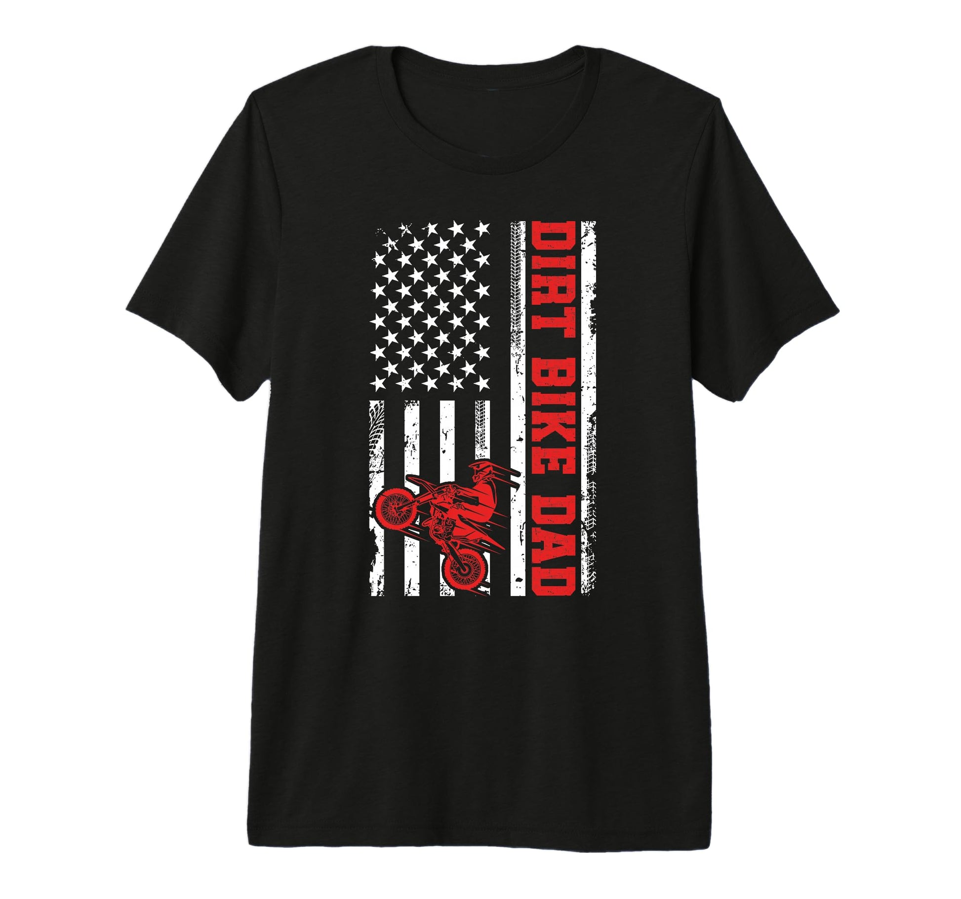 Mens Dirt Bike Dad Dirt Biker Dad Us T-Shirt - Novelty Apparel Men Women - T-Shirt, Sweatshirt, Hoodie