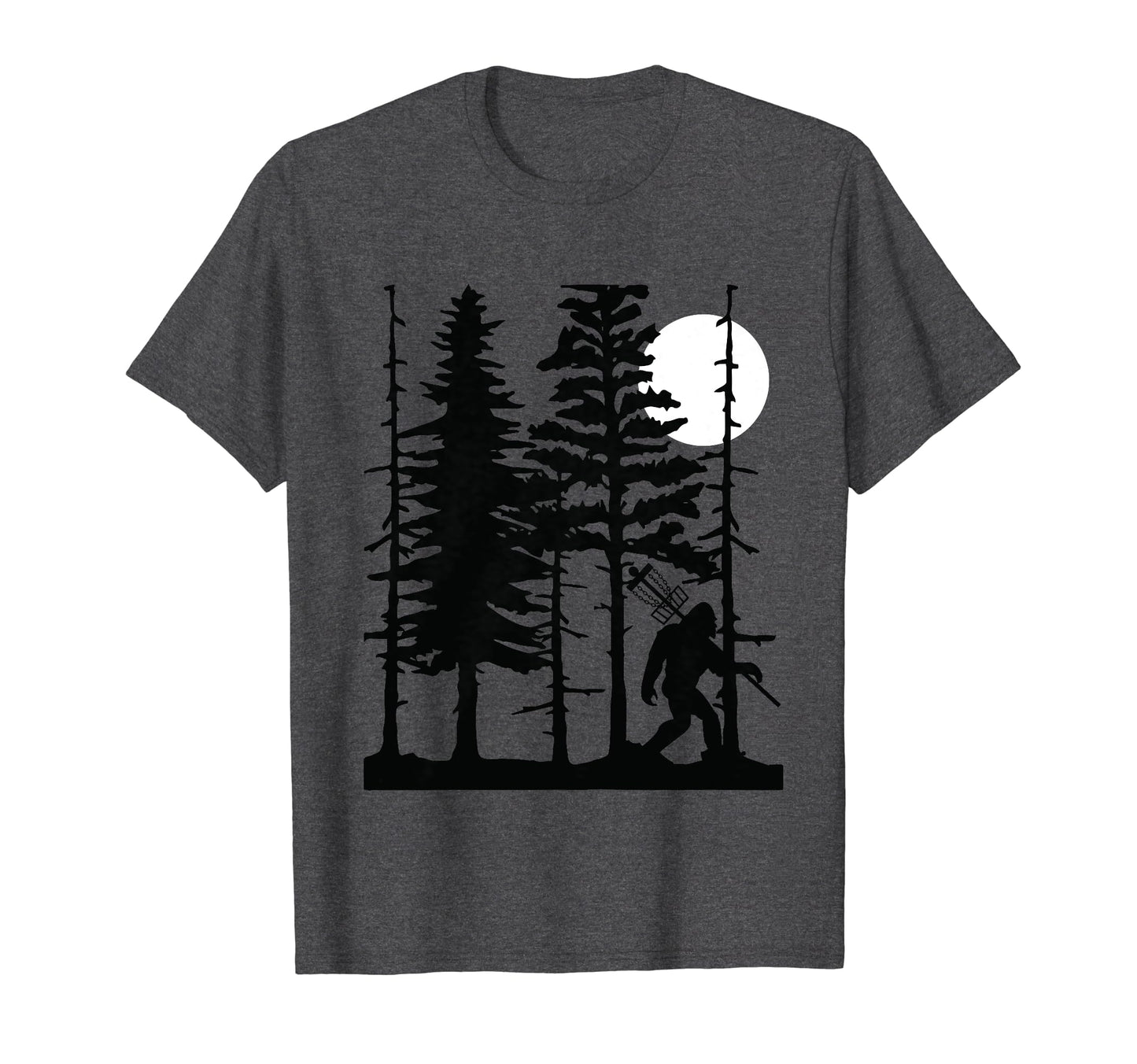 Disc Golf Bigfoot Hiding Wildlife T-Shirt - Unique Graphic for Adults - T-Shirt, Sweatshirt, Hoodie
