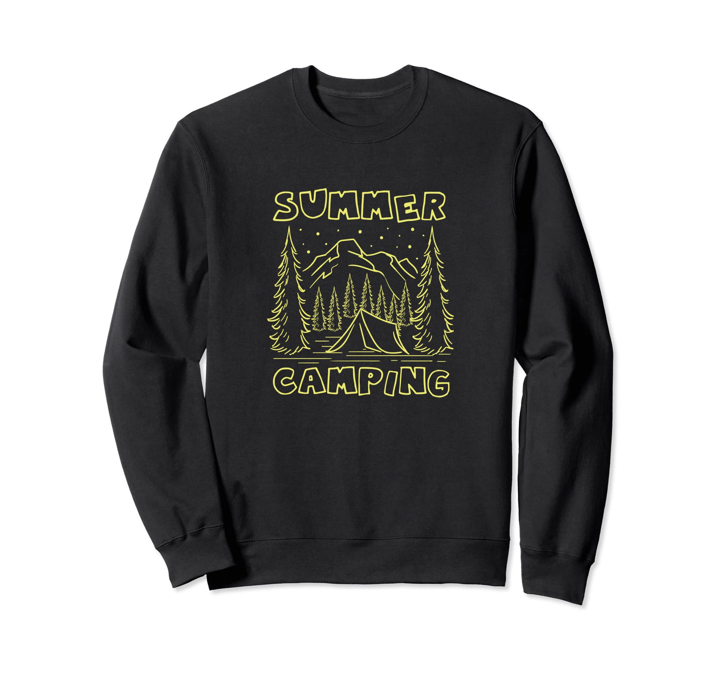 Summer Camping Nature Adventure Hiking Sweatshirt - Novelty Apparel Unisex - T-Shirt, Sweatshirt, Hoodie