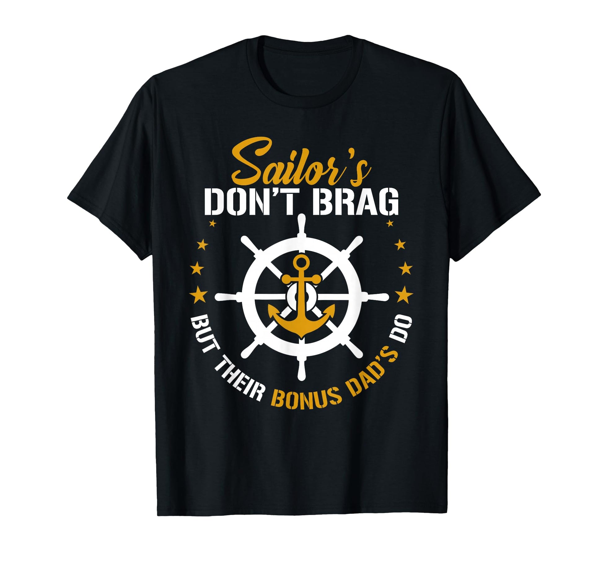 Sailors Dont Brag But Their Bonus T-Shirt - Minimalist Print for Adults - T-Shirt, Sweatshirt, Hoodie