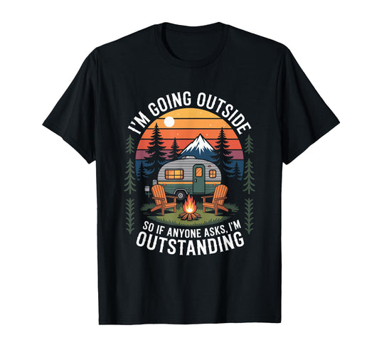 Camp Camping Father Outdoor Camper Dad T-Shirt - Graphic Print Unisex - T-Shirt, Sweatshirt, Hoodie