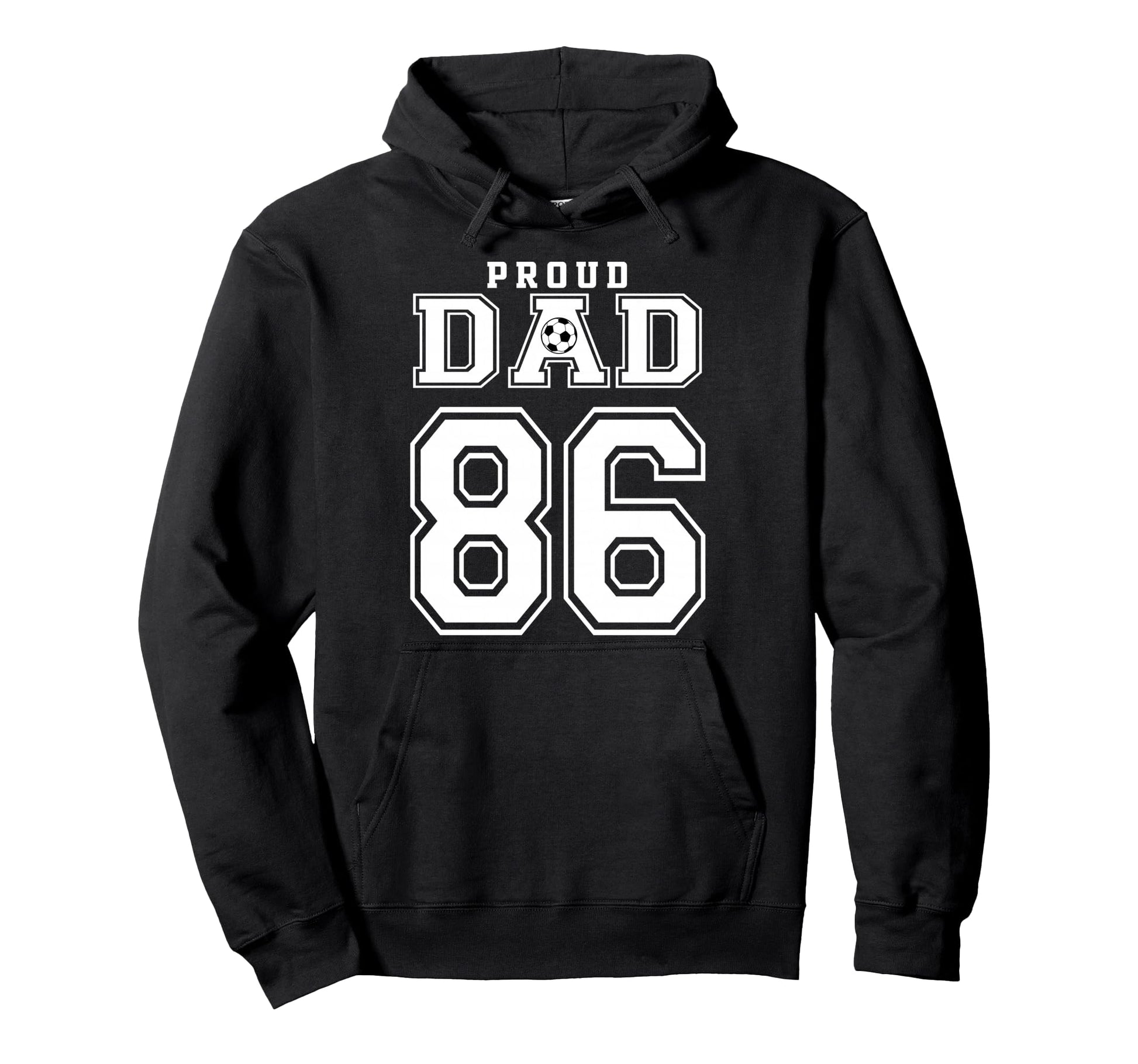 Number 86 Custom Proud Soccer Futbol Hoodie - Streetwear Style for Adults - T-Shirt, Sweatshirt, Hoodie