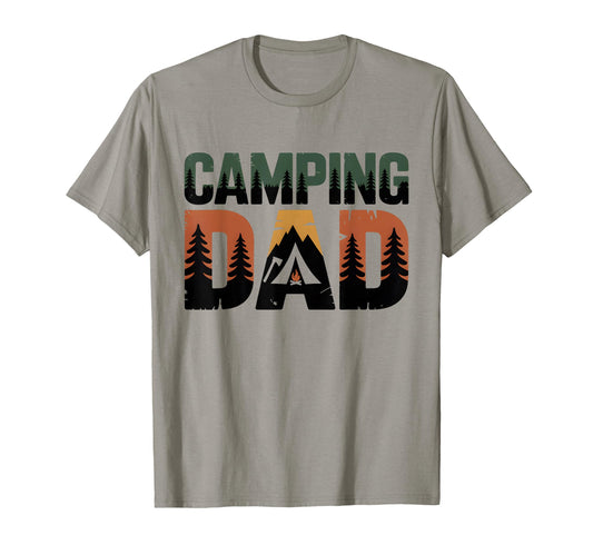 Camping Dad Bushcraft Outdoor Hiking T-Shirt - Graphic Print for Adults - T-Shirt, Sweatshirt, Hoodie