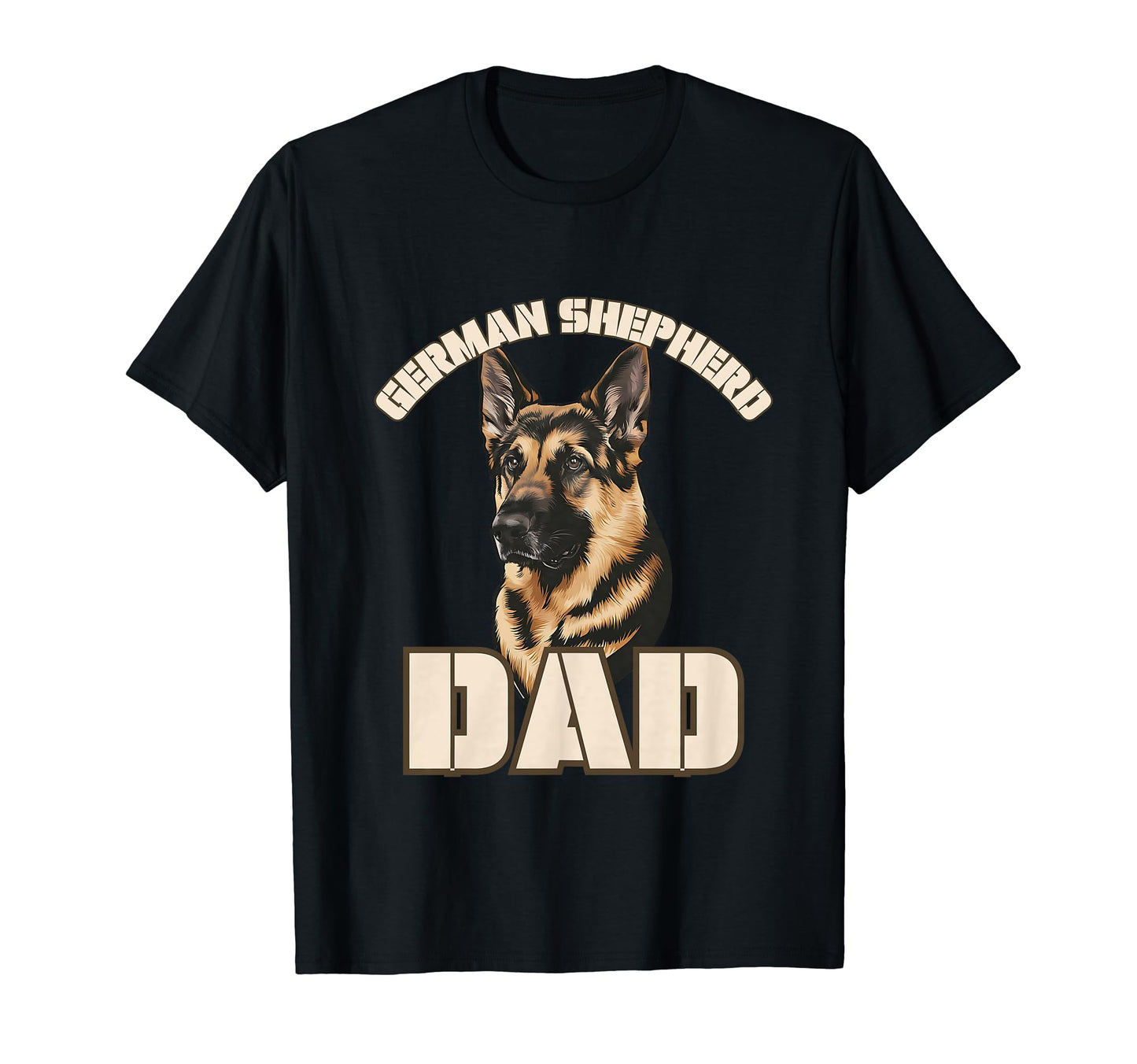 German Shepherd Dad Dog Parent Military T-Shirt - Unique Graphic Men Women - T-Shirt, Sweatshirt, Hoodie