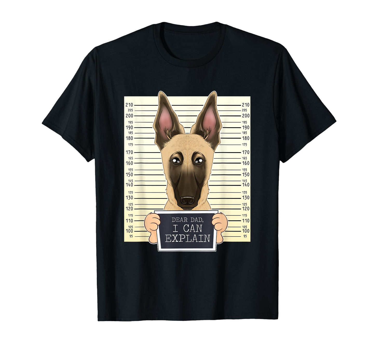 Dad I Can Explain I Belgian Malinois Dad T-Shirt - Minimalist Print Unisex - T-Shirt, Sweatshirt, Hoodie
