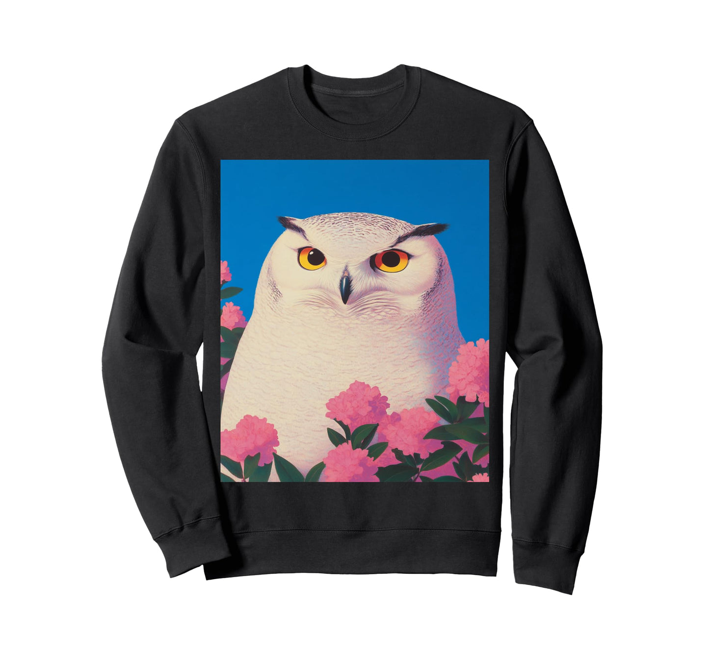 Trendy Tops Colorful Owl Bird Sweatshirt - Trendy Graphic Men Women - T-Shirt, Sweatshirt, Hoodie