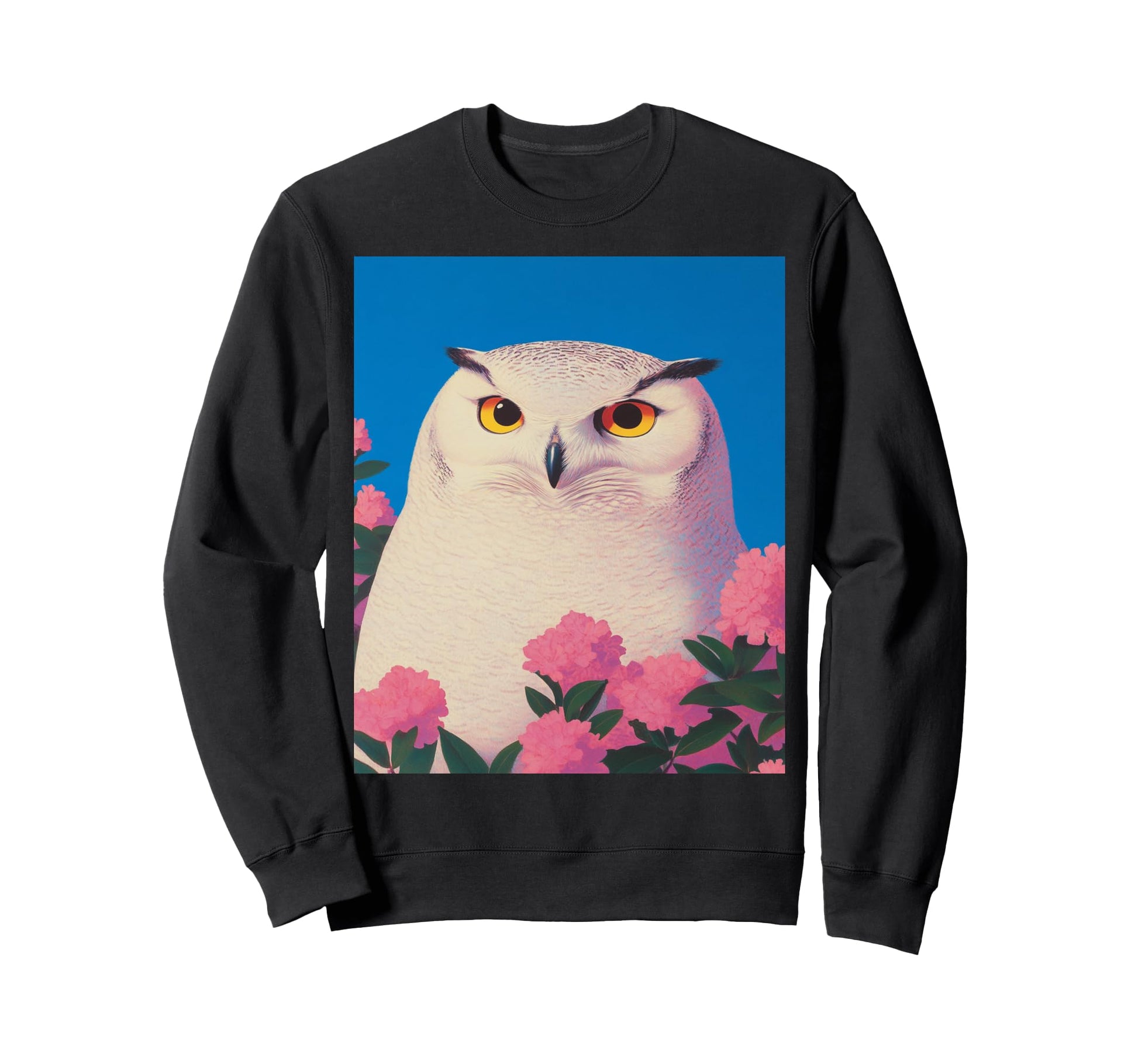 Trendy Tops Colorful Owl Bird Sweatshirt - Trendy Graphic Men Women - T-Shirt, Sweatshirt, Hoodie