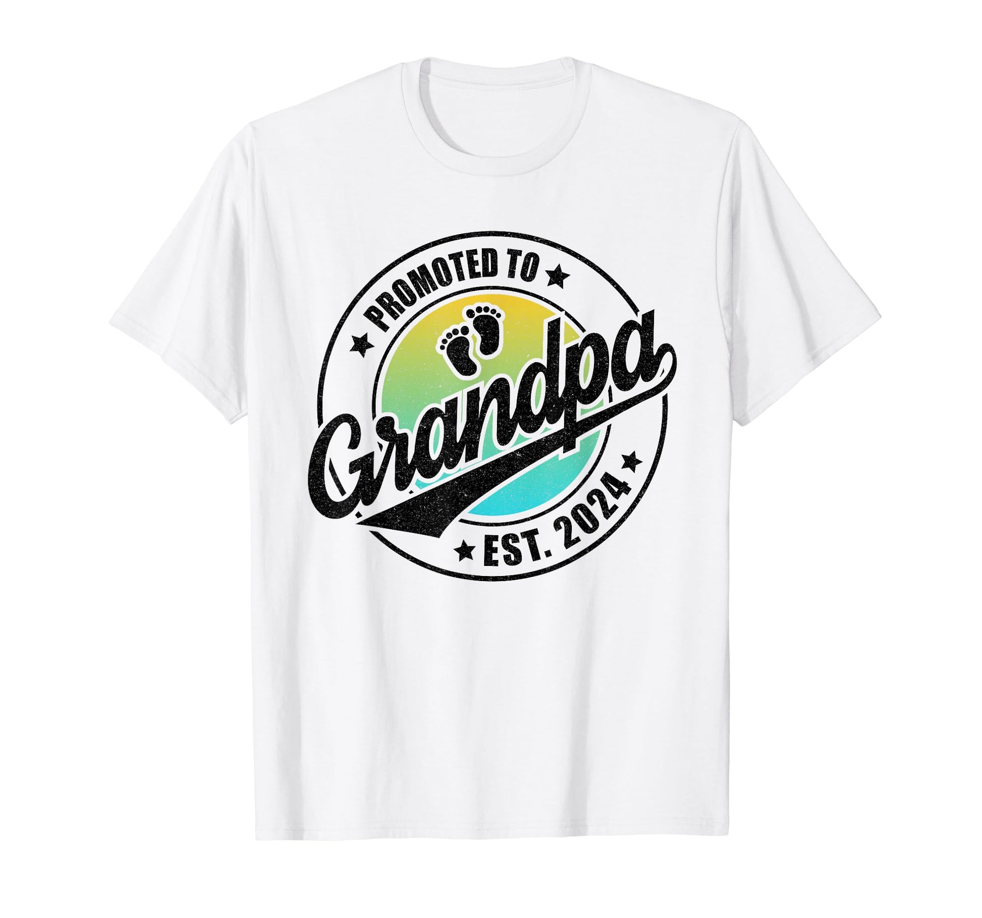 Promoted To Grandpa Est 2024 Funny T-Shirt - Streetwear Style for Adults - T-Shirt, Sweatshirt, Hoodie