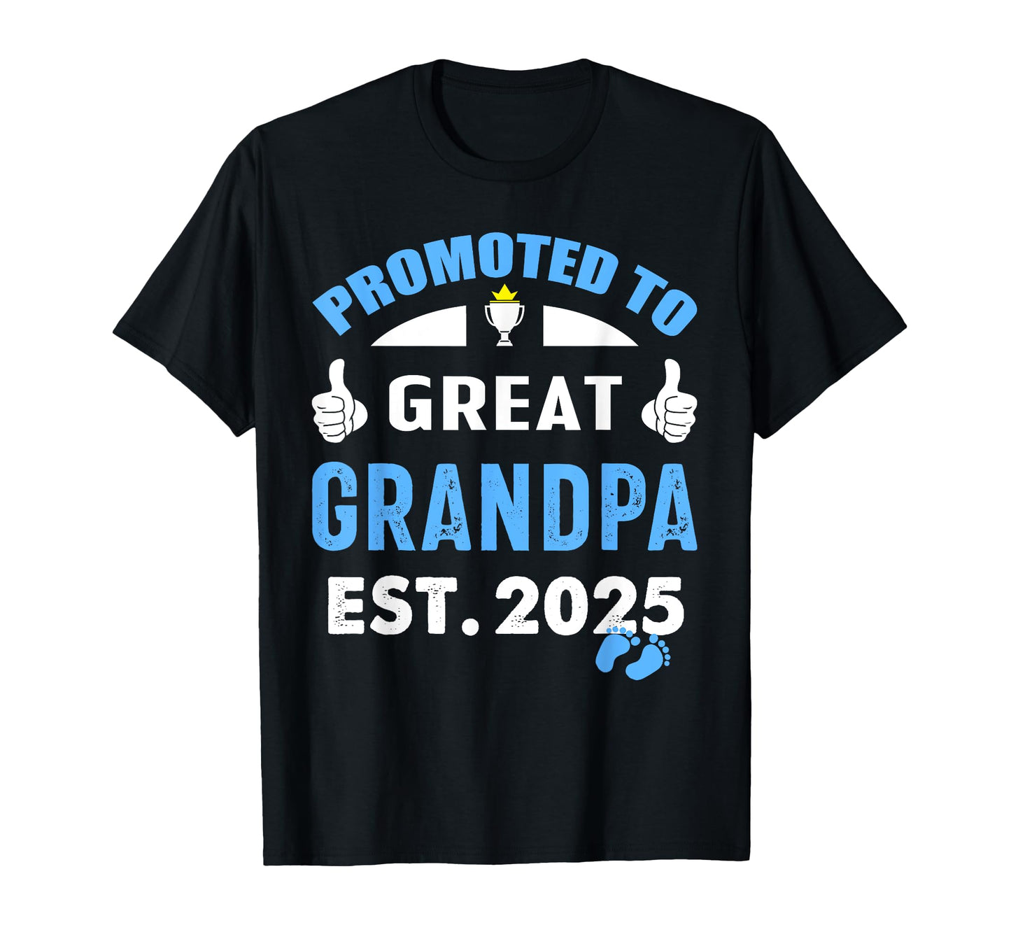 Funny Promoted To Great Grandpa 2025 T-Shirt - Aesthetic Graphic Unisex - T-Shirt, Sweatshirt, Hoodie