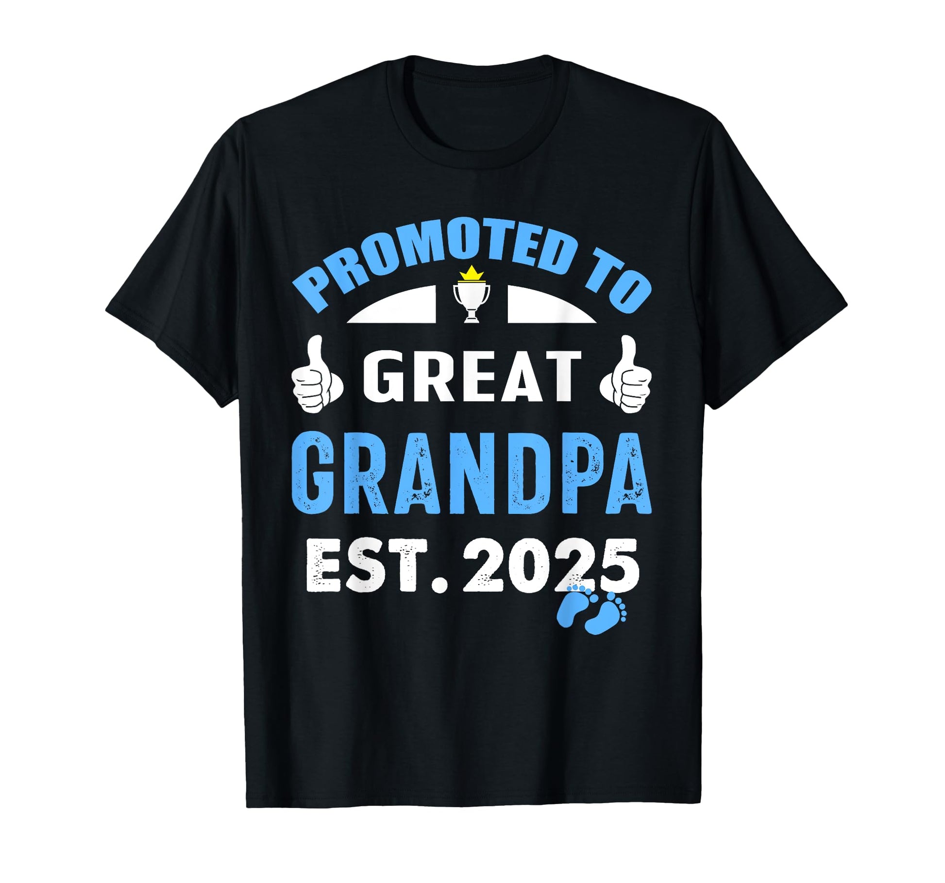 Funny Promoted To Great Grandpa 2025 T-Shirt - Aesthetic Graphic Unisex - T-Shirt, Sweatshirt, Hoodie